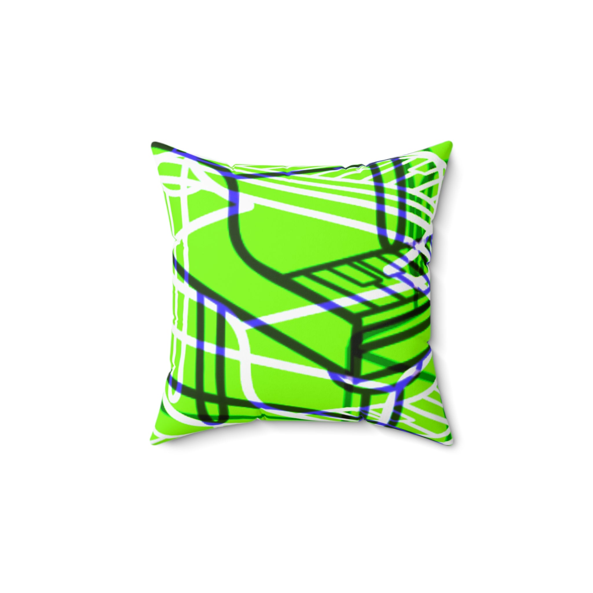 GREEN PIANOS Spun Polyester Square Pillow