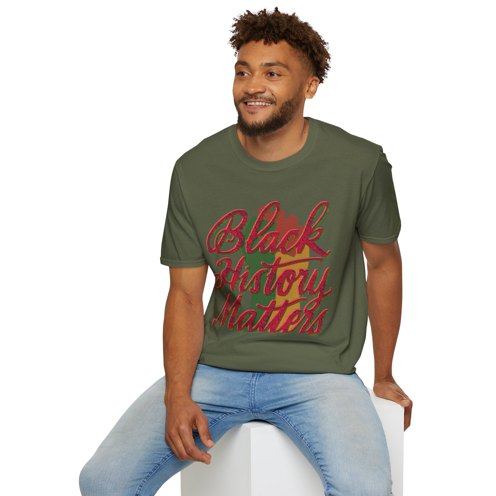 Black History Month Calligraphy T-Shirt