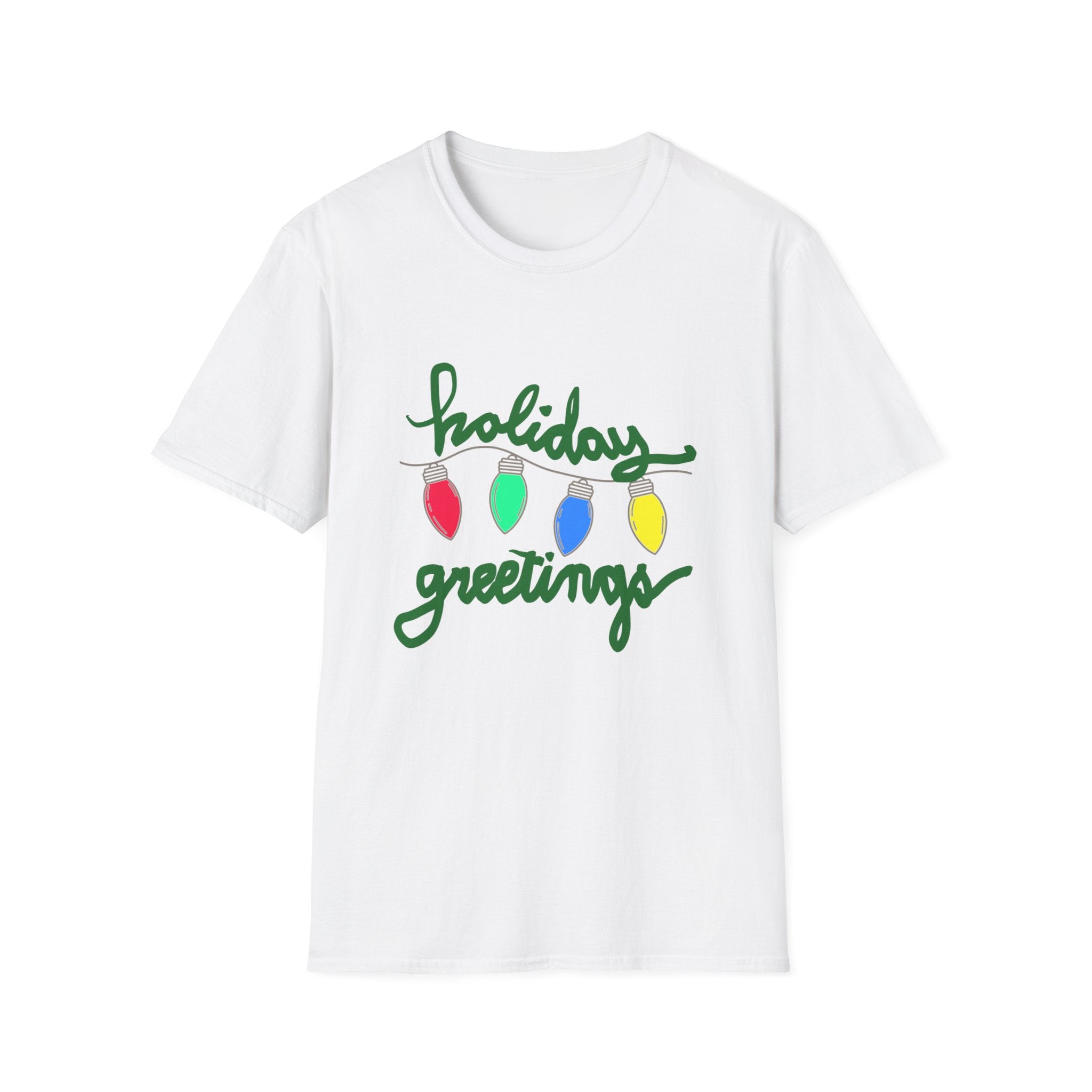 CHRISTMAS LIGHTS Unisex Softstyle T-Shirt