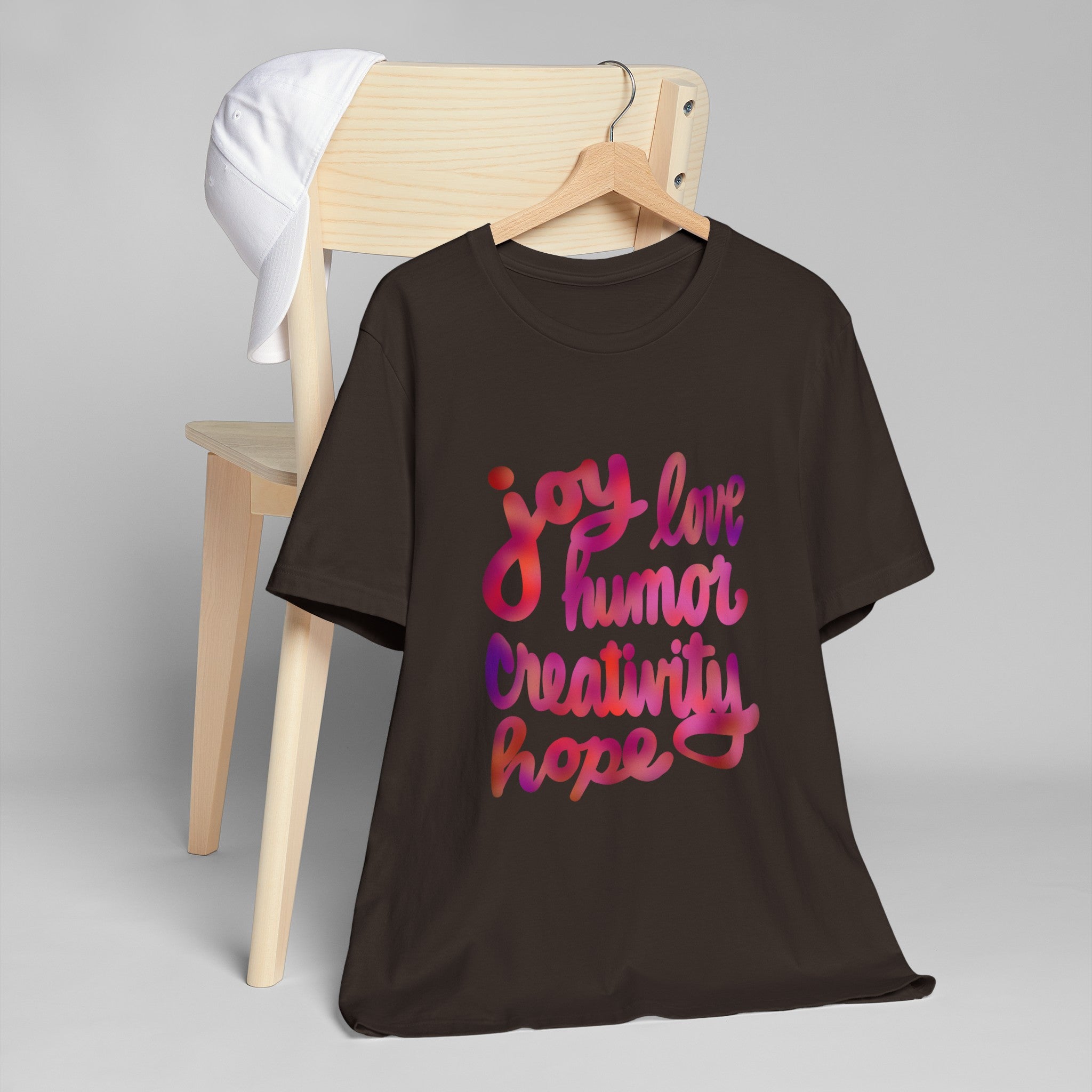 JOY LOVE HUMOR Unisex Jersey T-Shirt