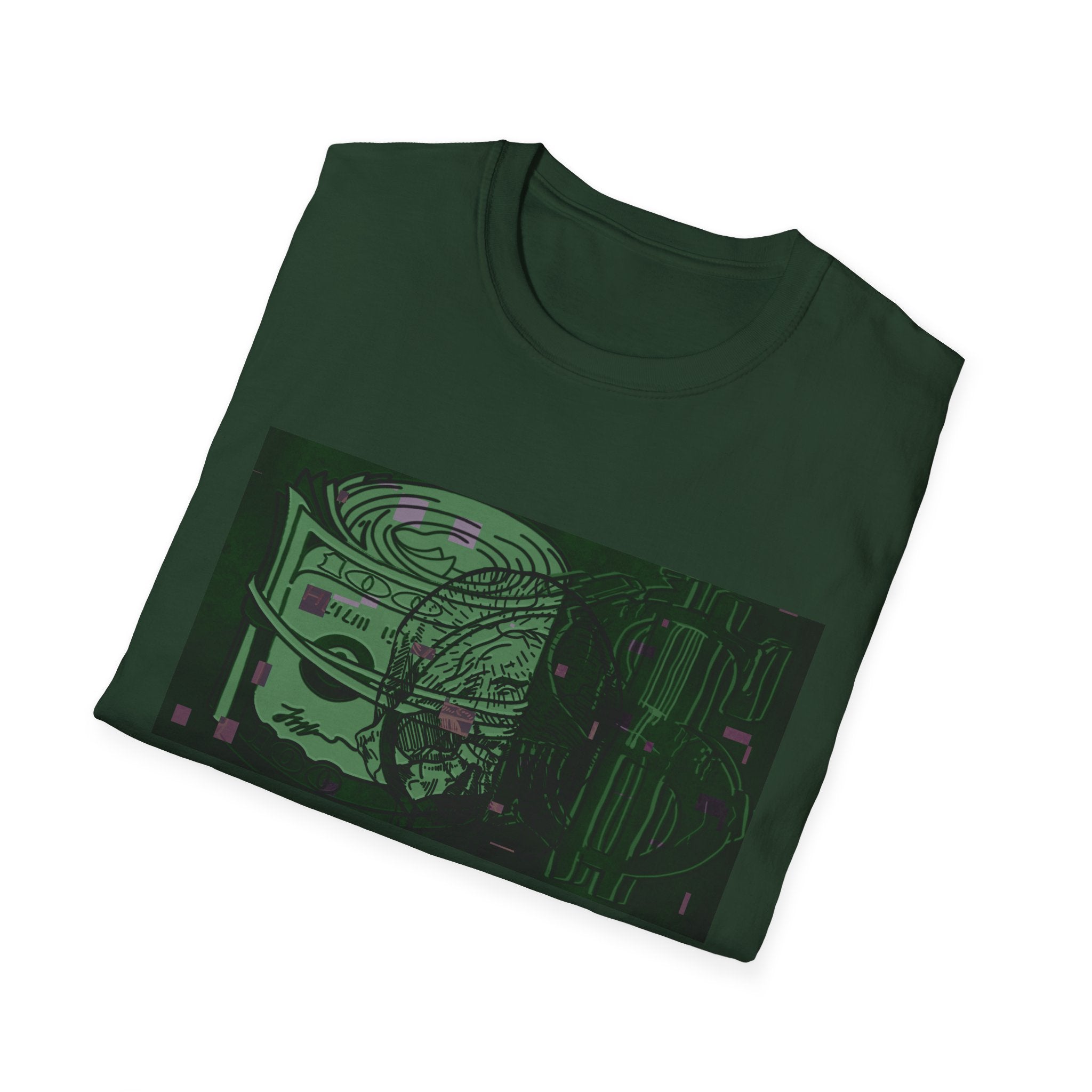 Retro Graphic Unisex Softstyle T-Shirt - Perfect for Casual Outings and Music Festivals