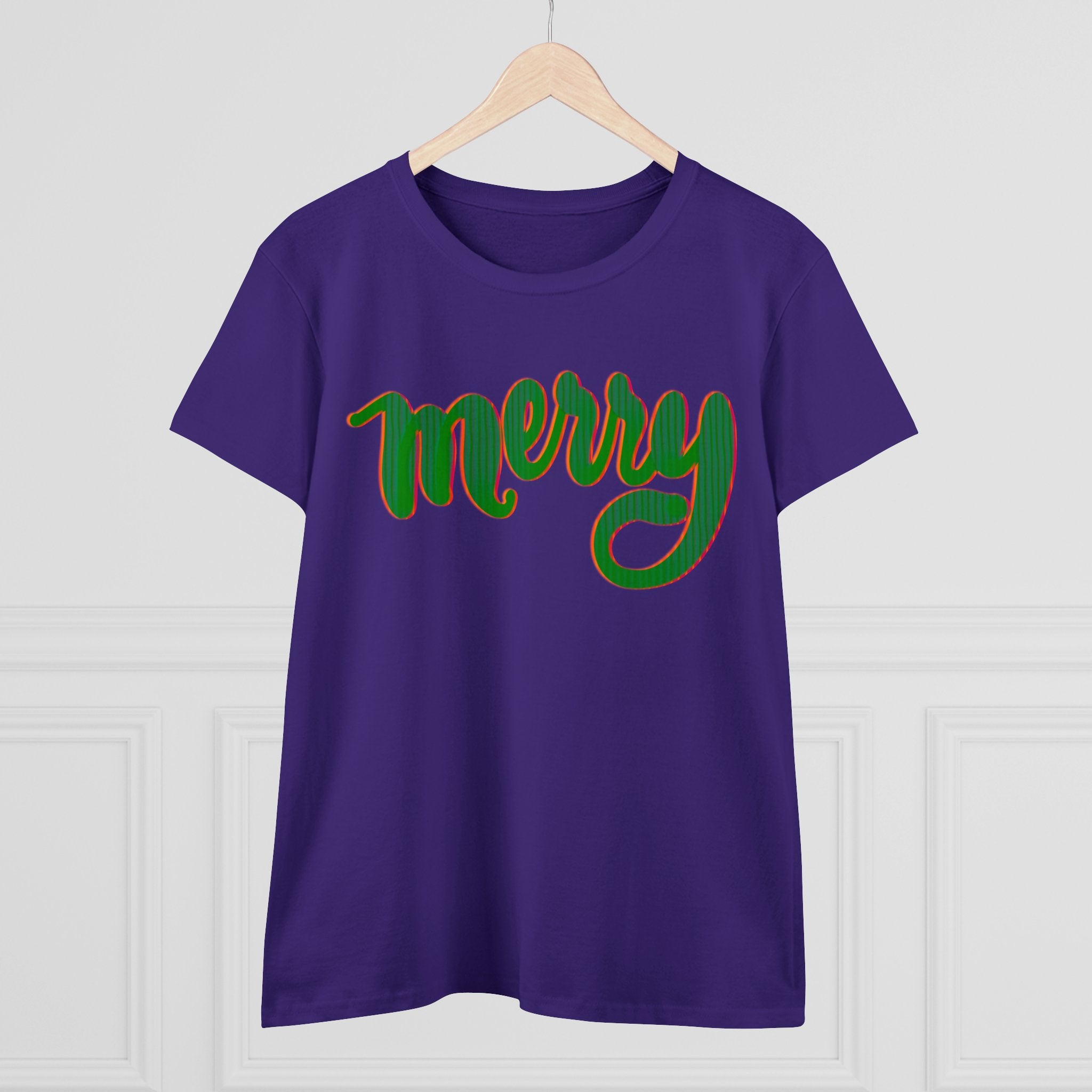 MERRY Women's Midweight Cotton Tee