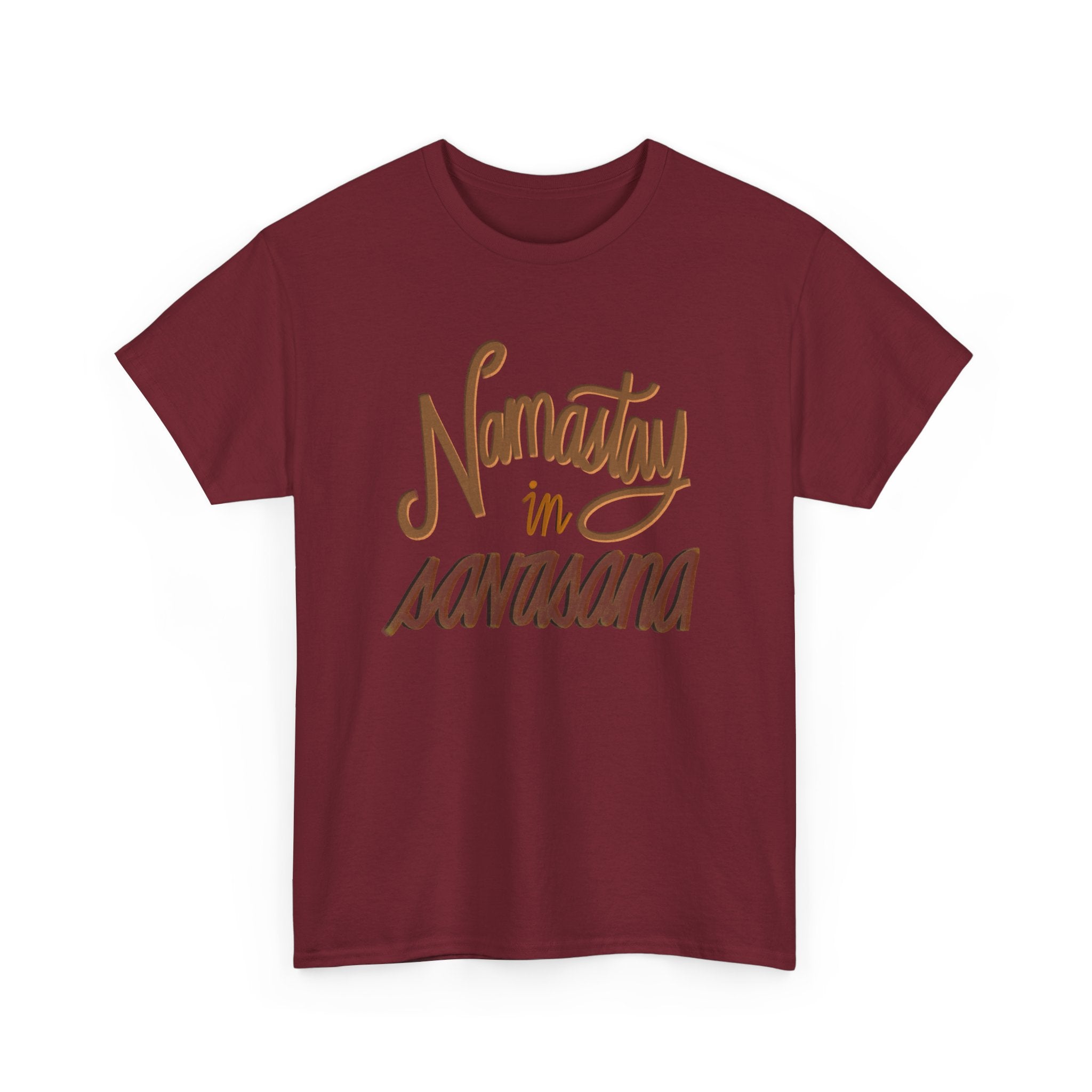 NAMASTAY IN SAVASANA Unisex Heavy Cotton Tee