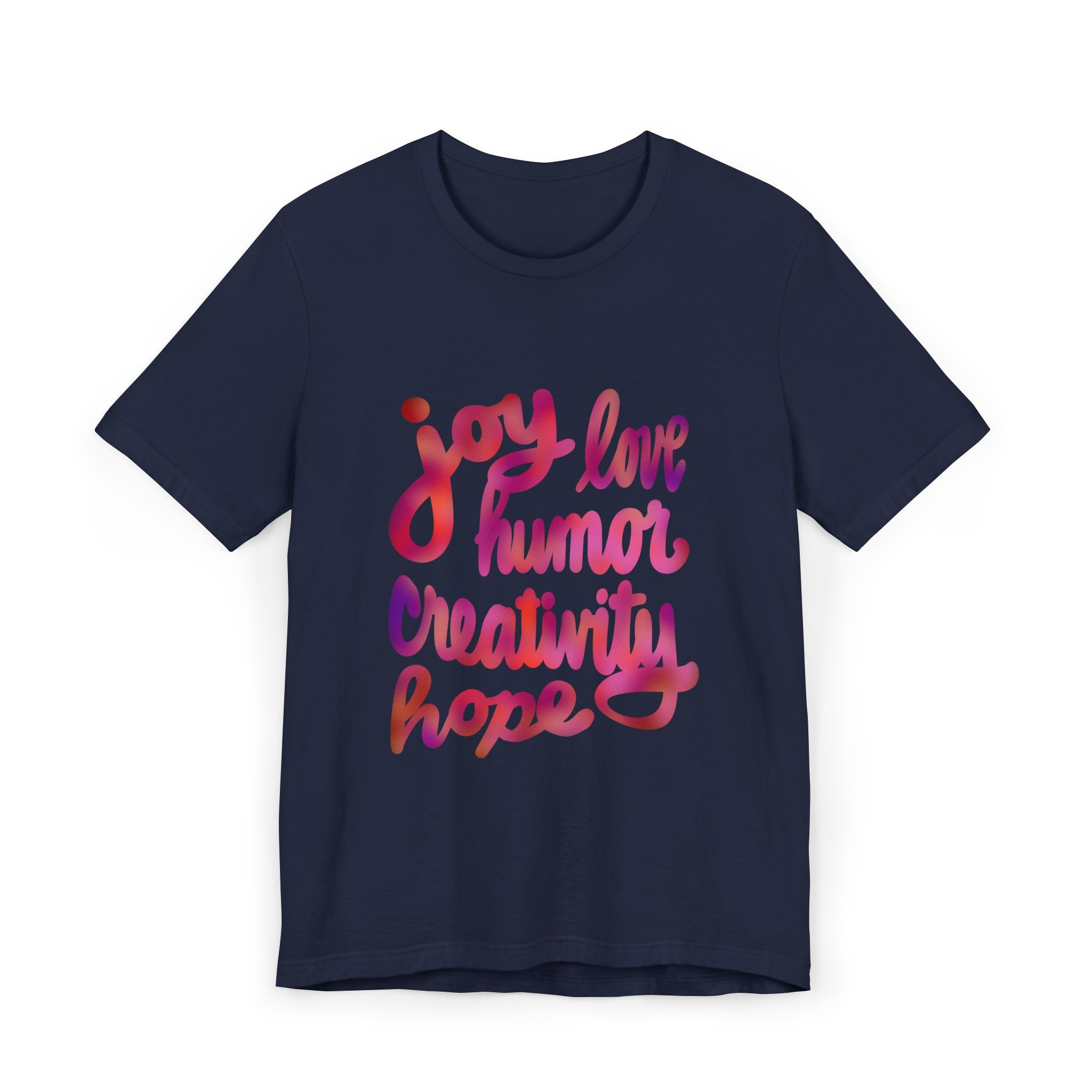JOY LOVE HUMOR Unisex Jersey T-Shirt