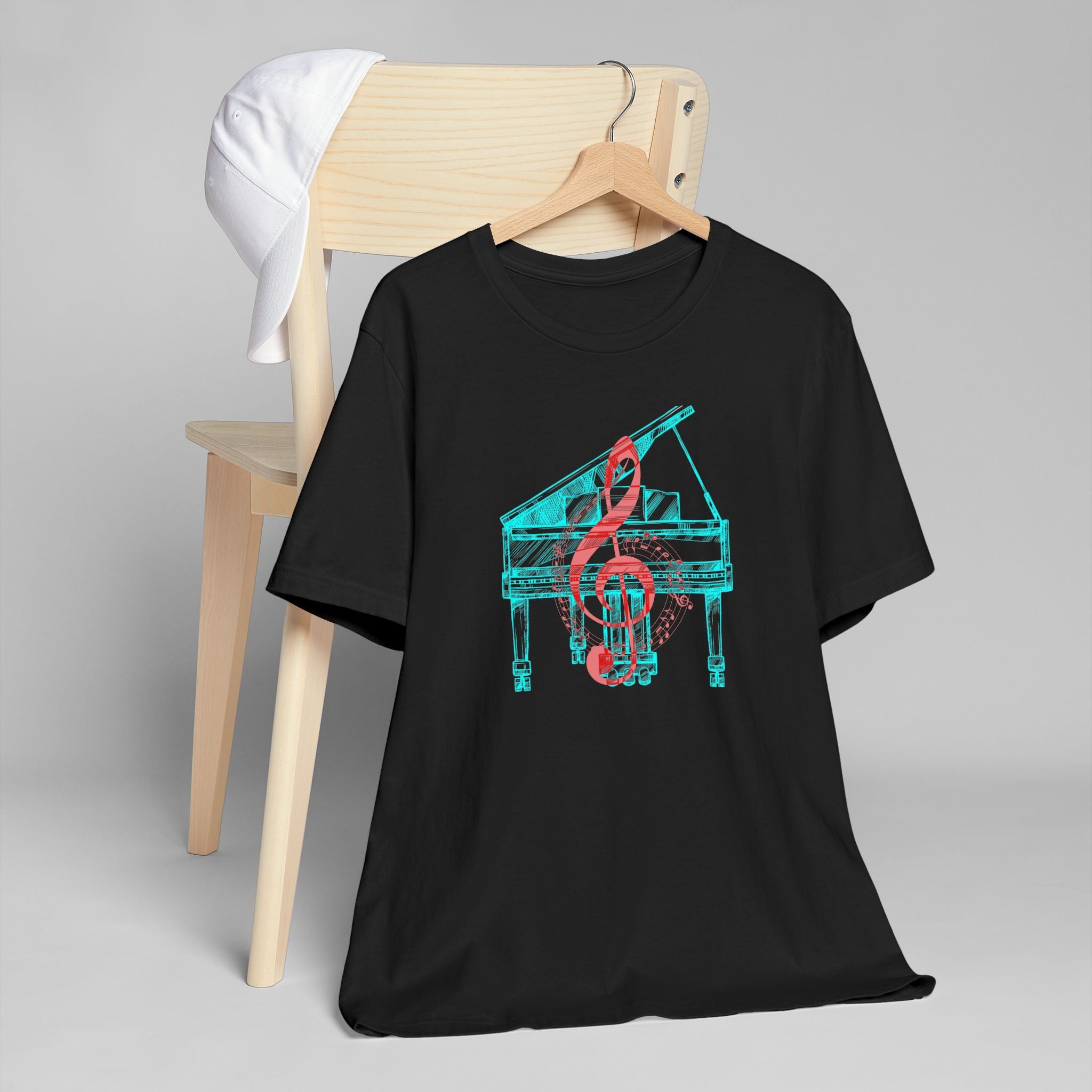 Upright Piano Jersey T-Shirt