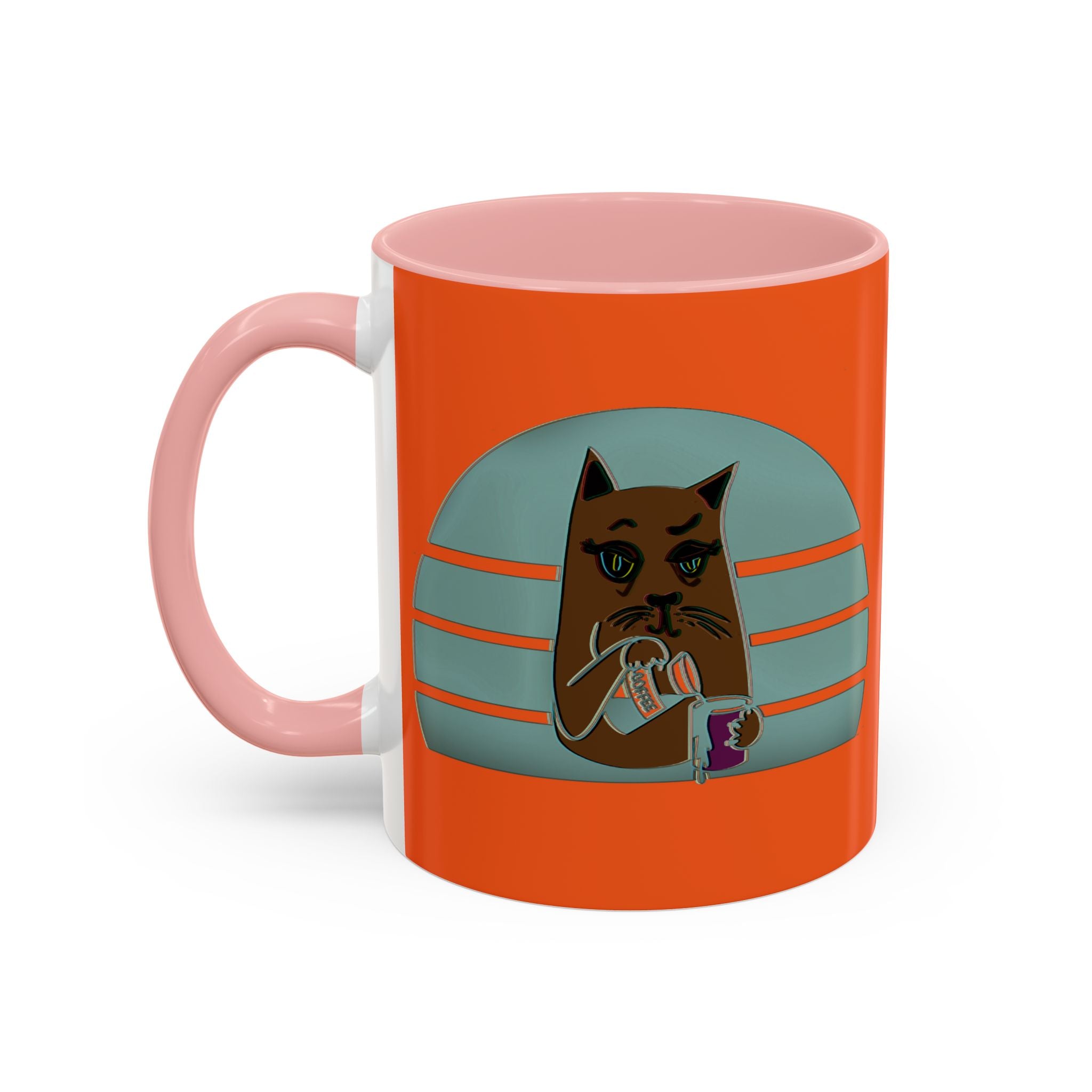 Mug - MEH Cat Accent Mug 11 oz - Funny Beverage