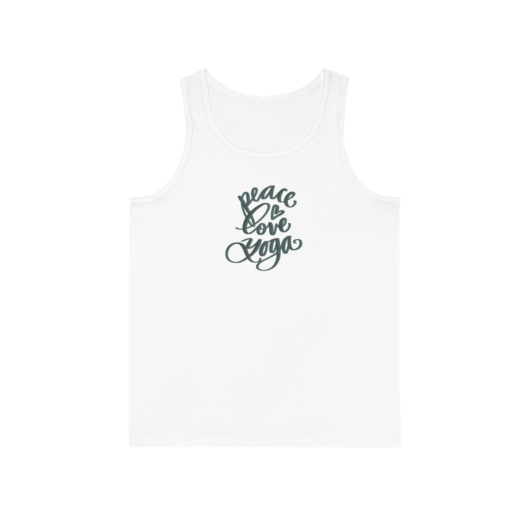 Peace Love Yoga Unisex Softstyle™ Tank Top