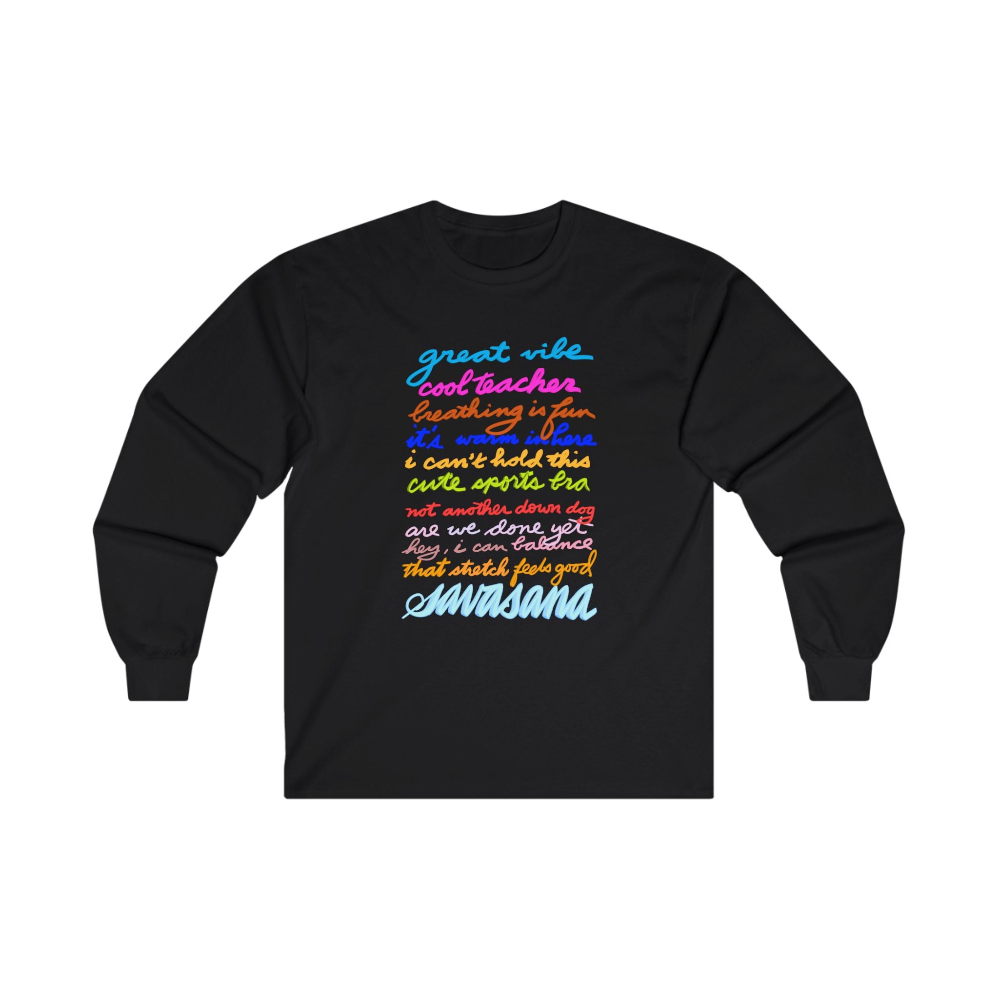 SCATTERED THOUGHTS YOGA Unisex Ultra Cotton Long Sleeve Tee
