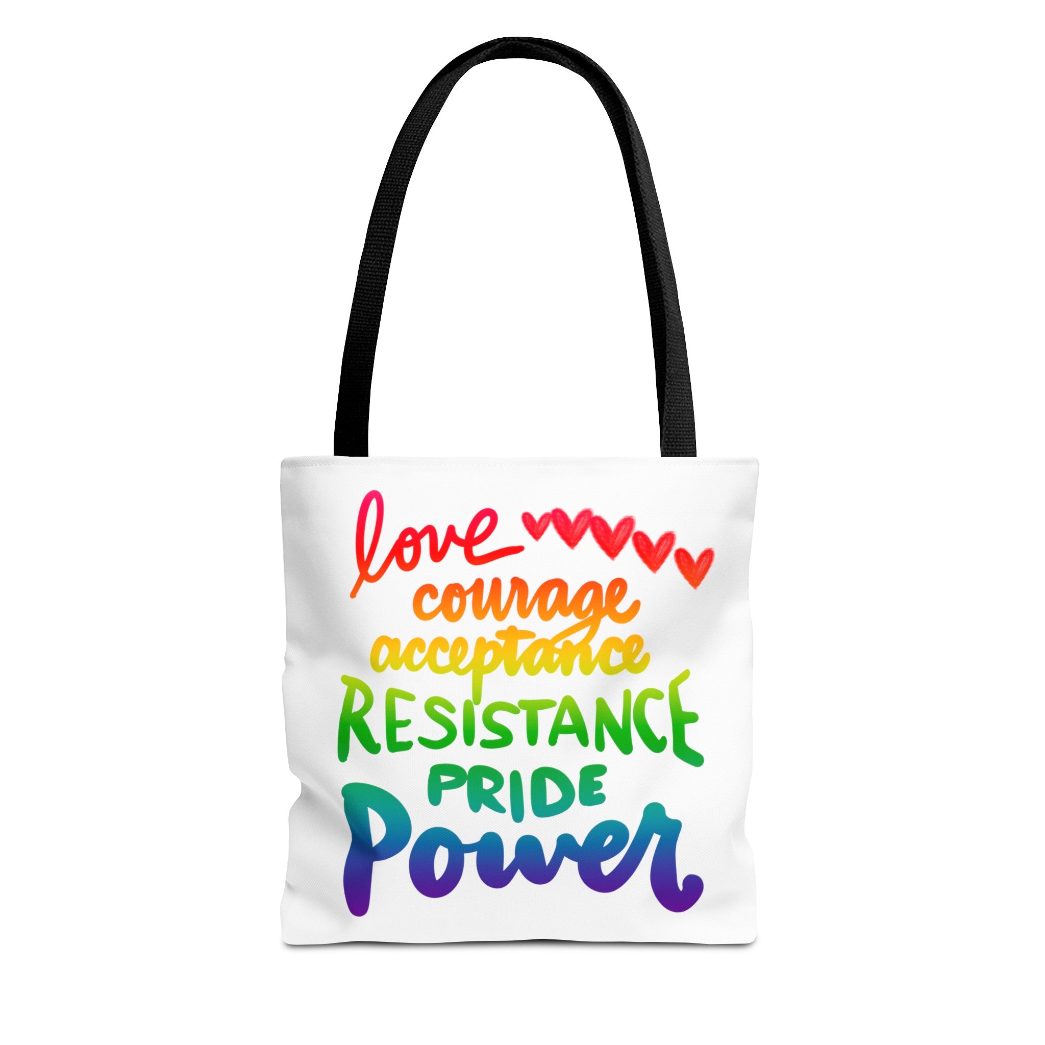 LOVE COURAGE ETC Tote Bag (AOP)