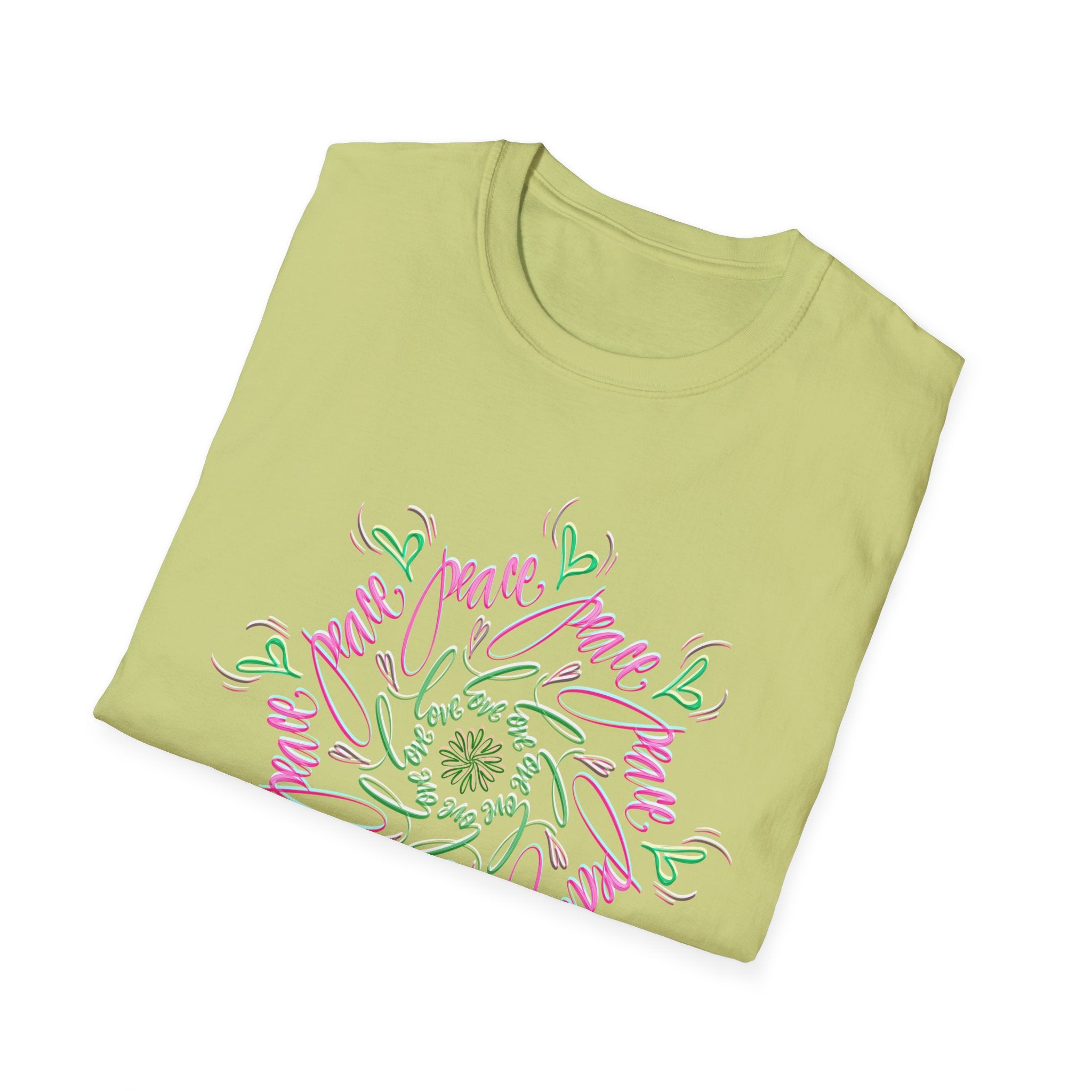 Unisex Softstyle T-Shirt - Peace Design - Perfect for Everyday Comfort