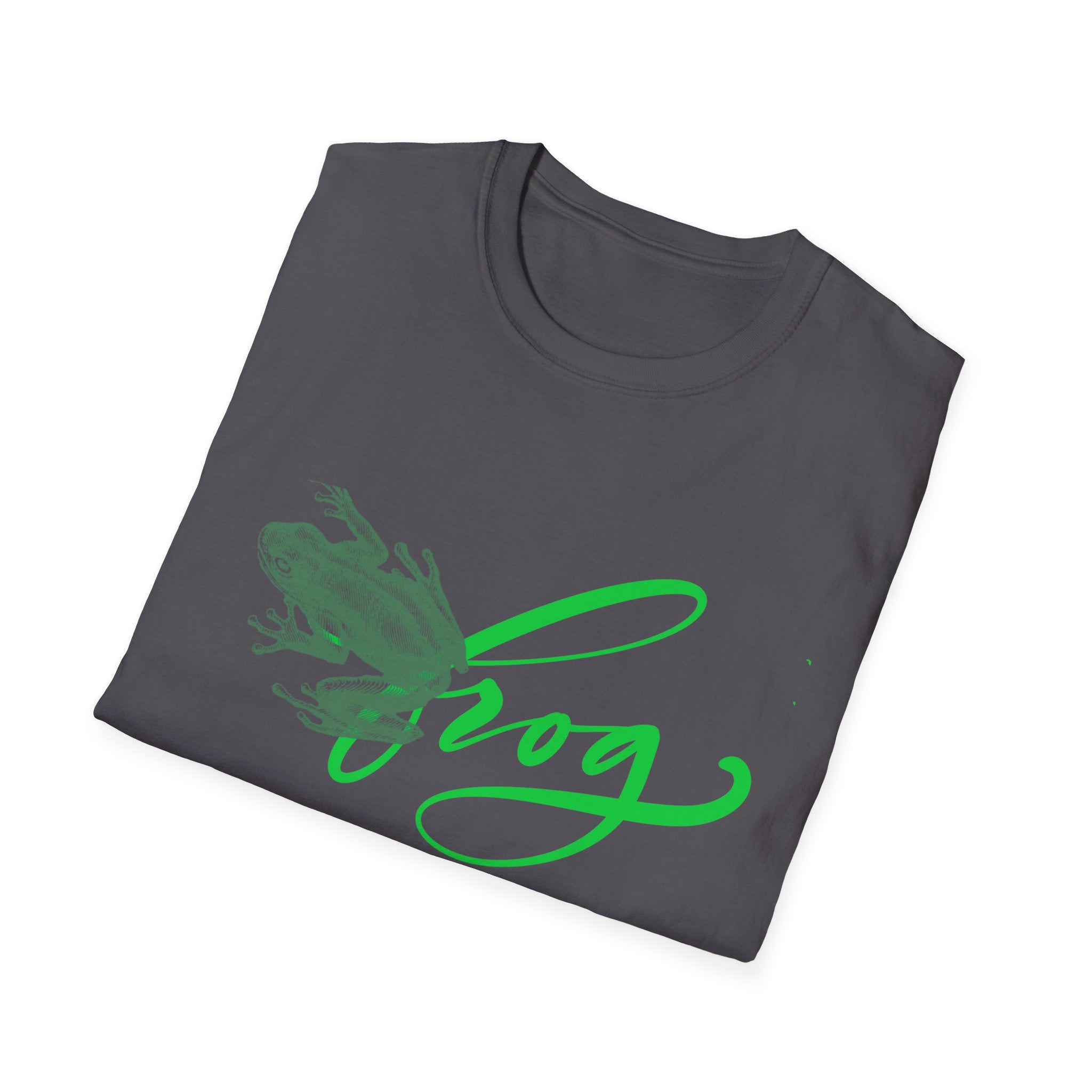 Frog Graphic Unisex Softstyle T-Shirt - Nature Lover's Tee