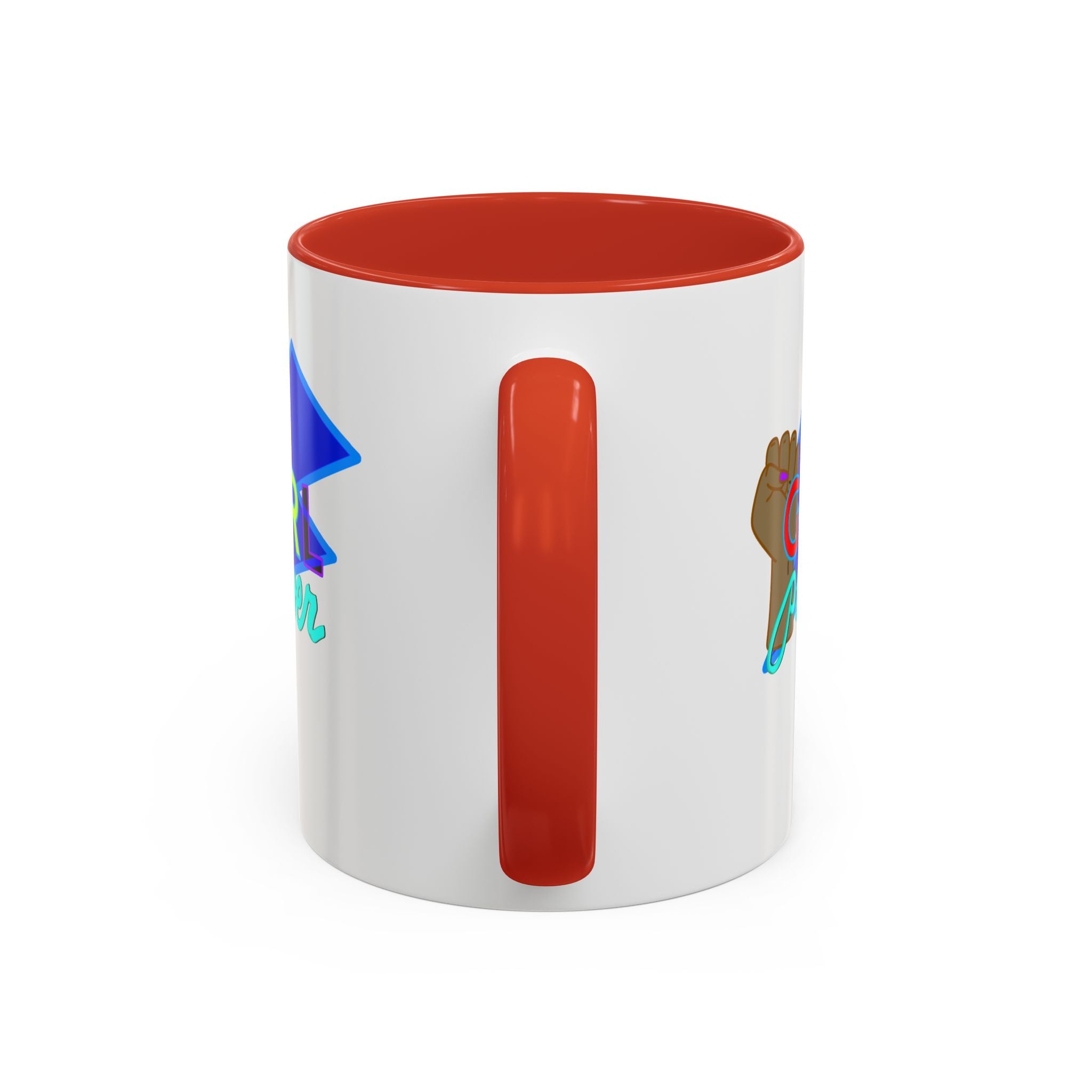 GIRL POWER Accent Coffee Mug (11 oz)