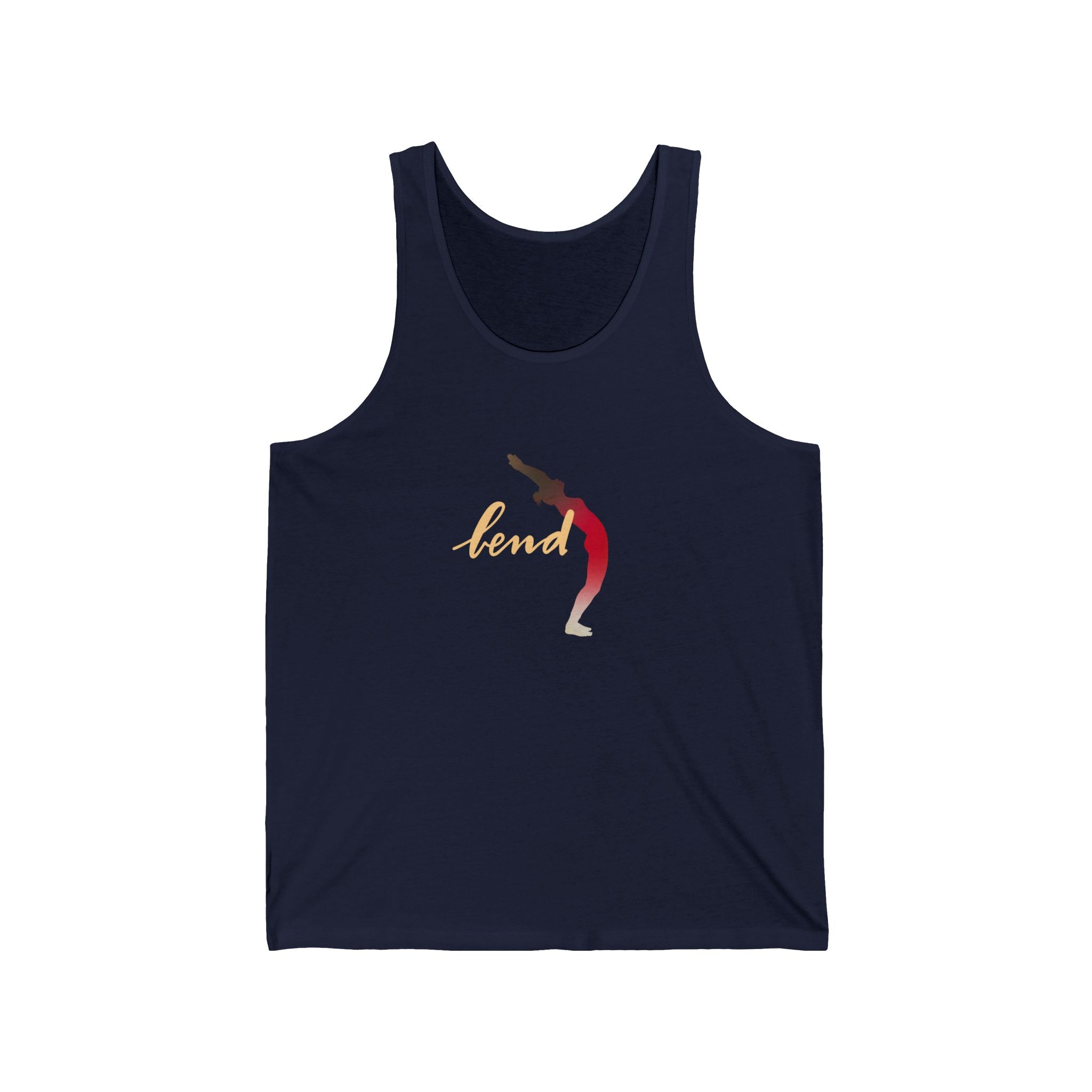 Yoga Unisex Jersey Tank - 'Bend'