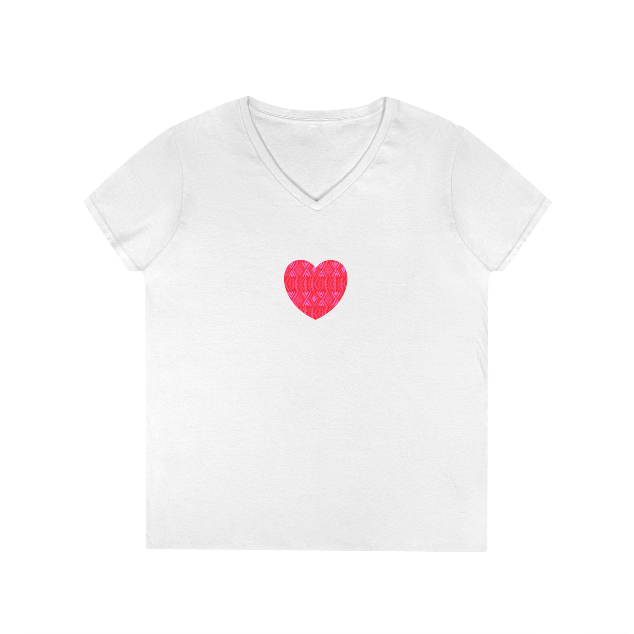 A Sweet Heart Ladies' V-Neck T-Shirt - Casual Love Tee for Everyday Wear
