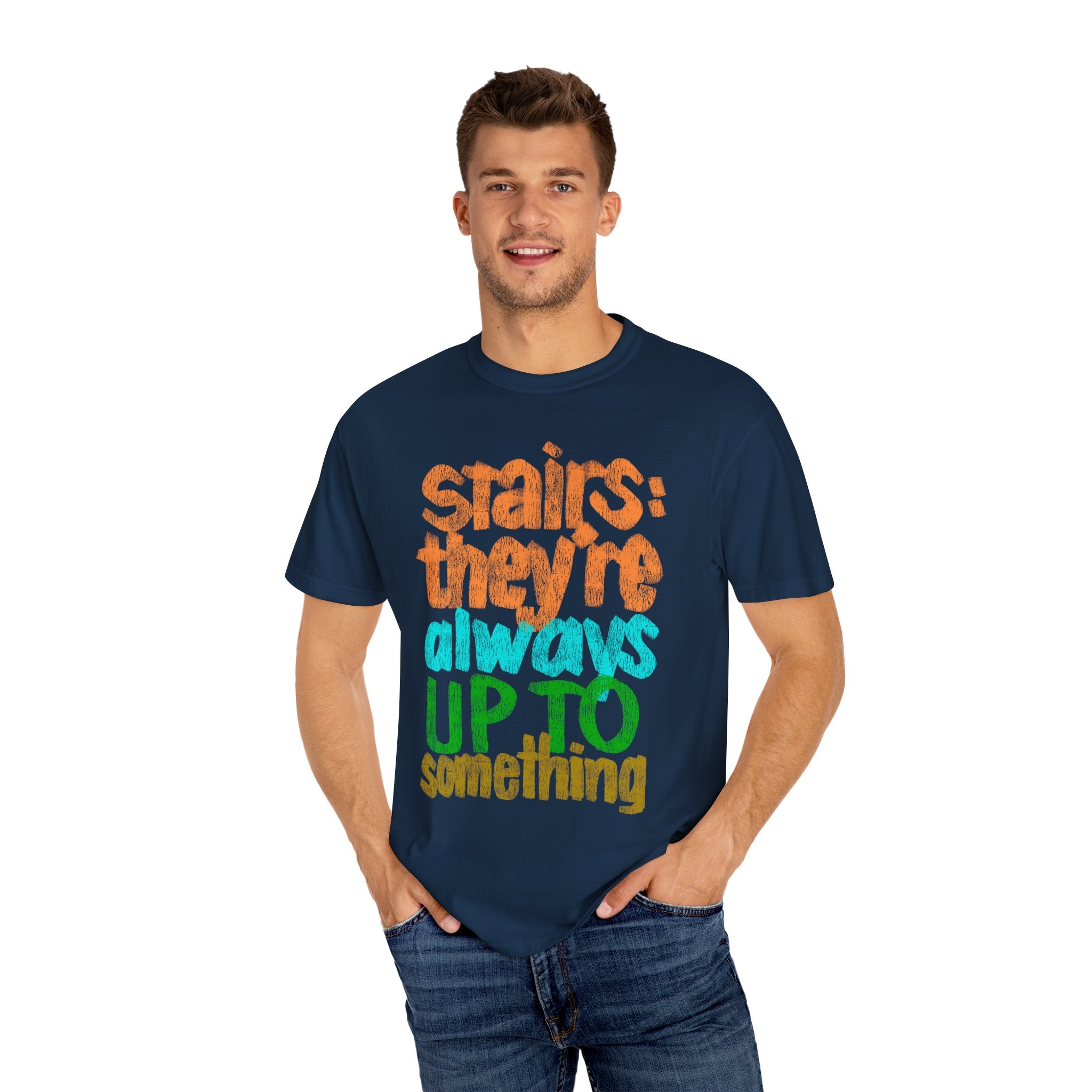 STAIRS Garment-Dyed T-shirt