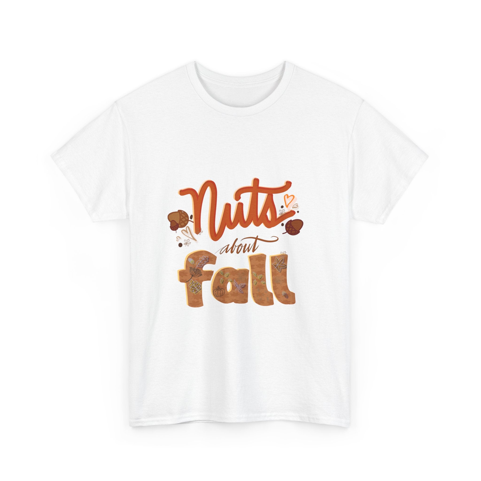 NUTS ABOUT FALL Unisex Heavy Cotton Tee