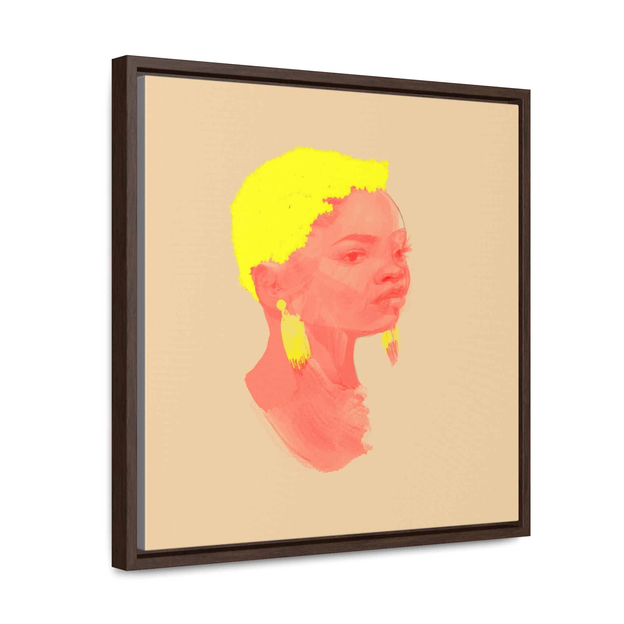 IMANI Original Watercolor, Square Frame