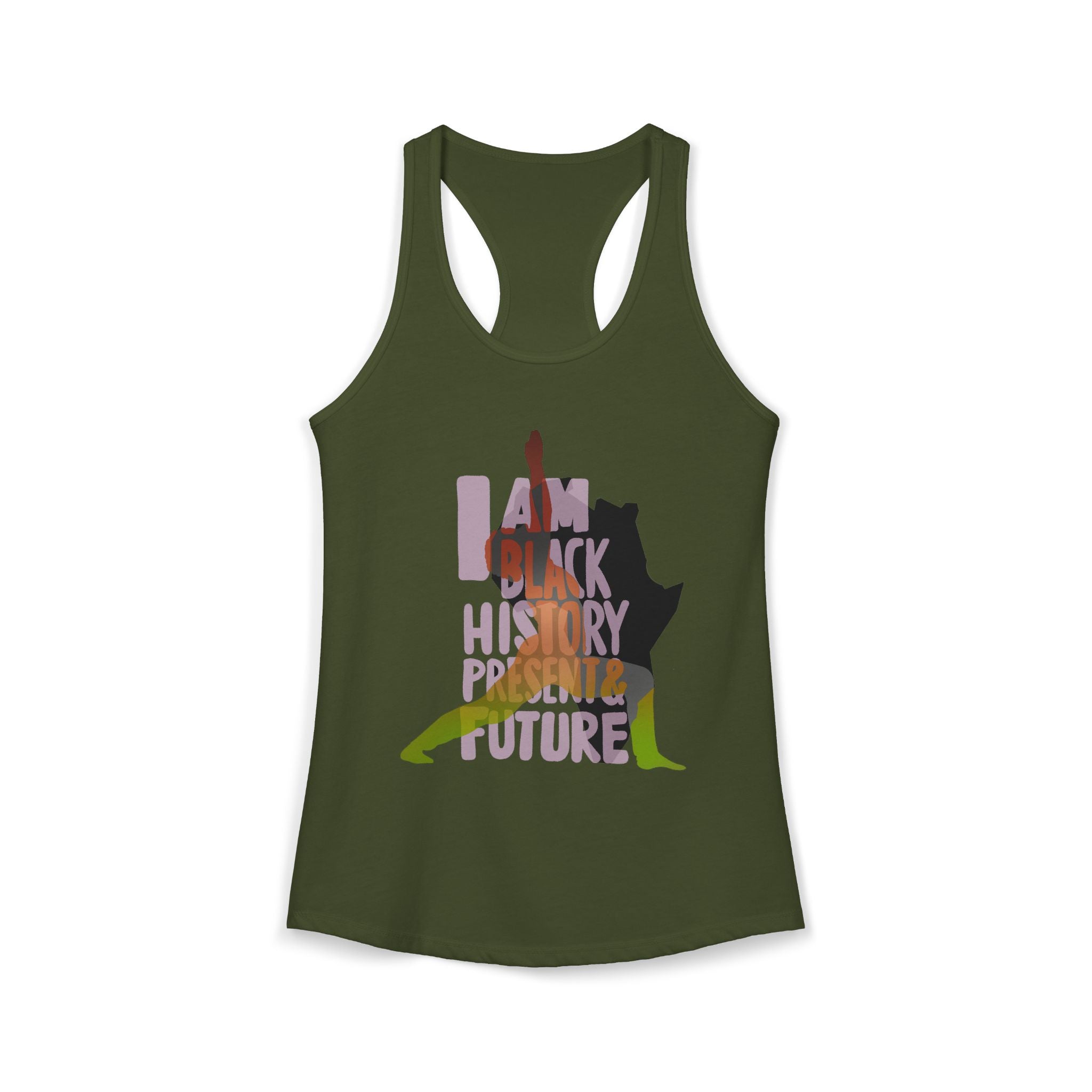I Am Black History Present & Future Yoga Tank