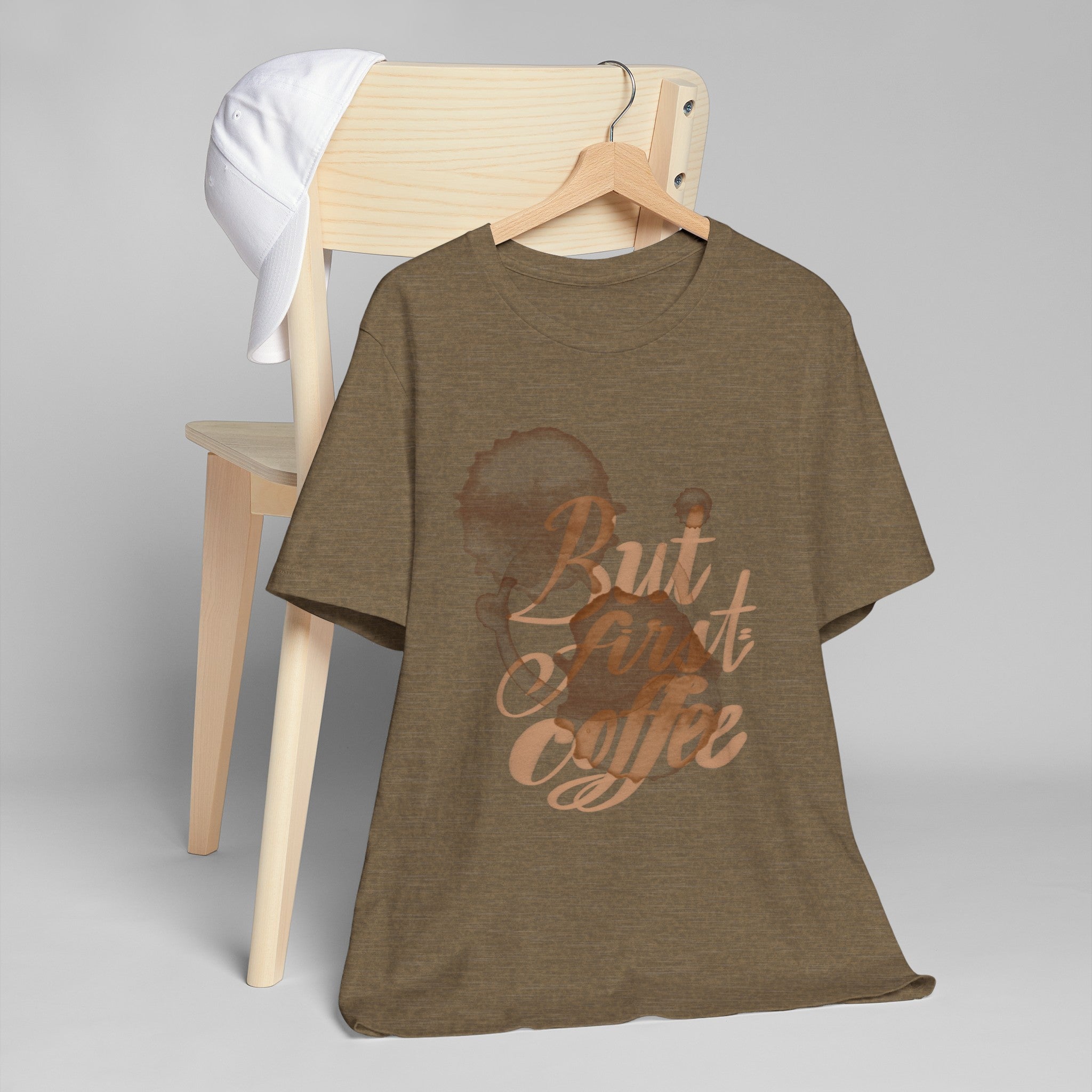 BUT FIRST Unisex Jersey T-Shirt