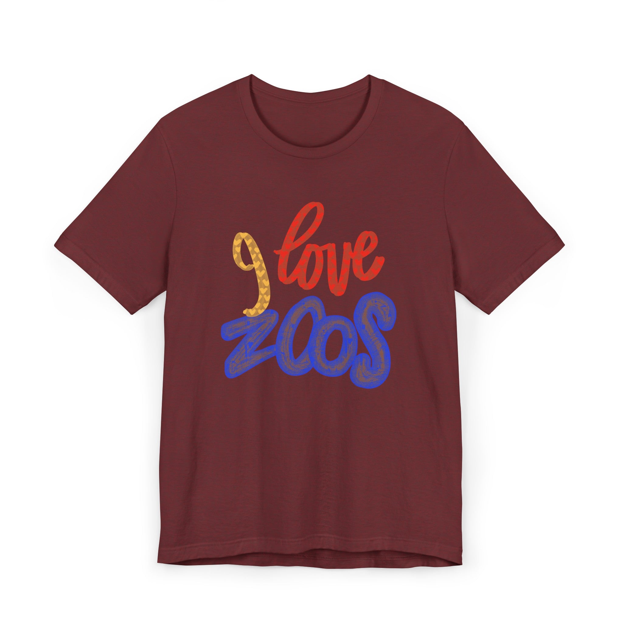 I LOVE ZOOS Unisex Jersey Short Sleeve Tee