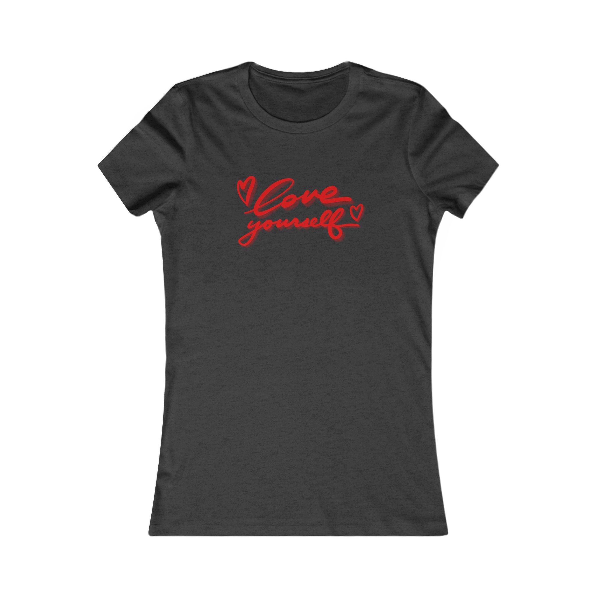 Love Yourself Women's Tee - Inspirational Shirts for Self-Care
