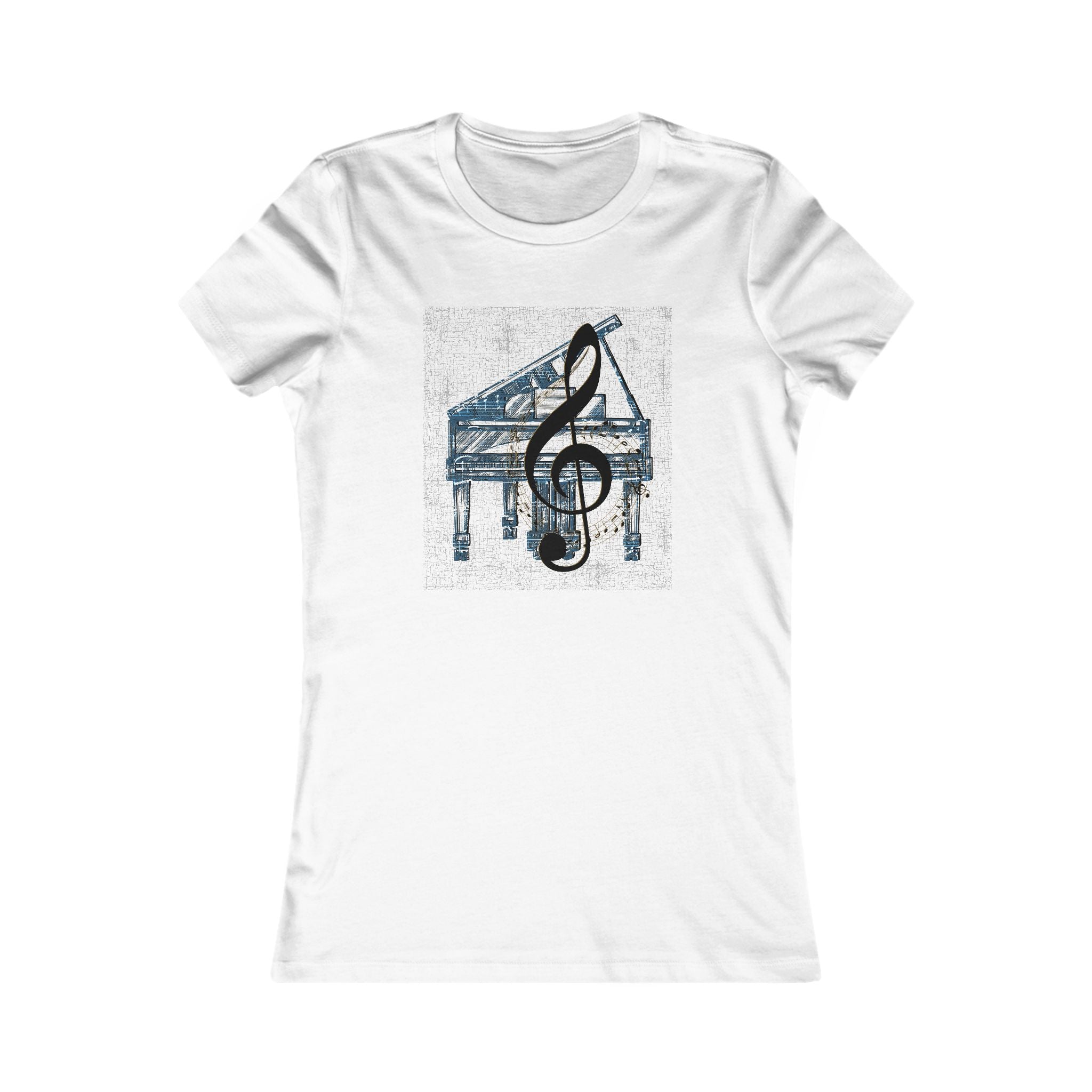 Musical Piano Women's Favorite Tee - Perfect Gift for Music Lovers