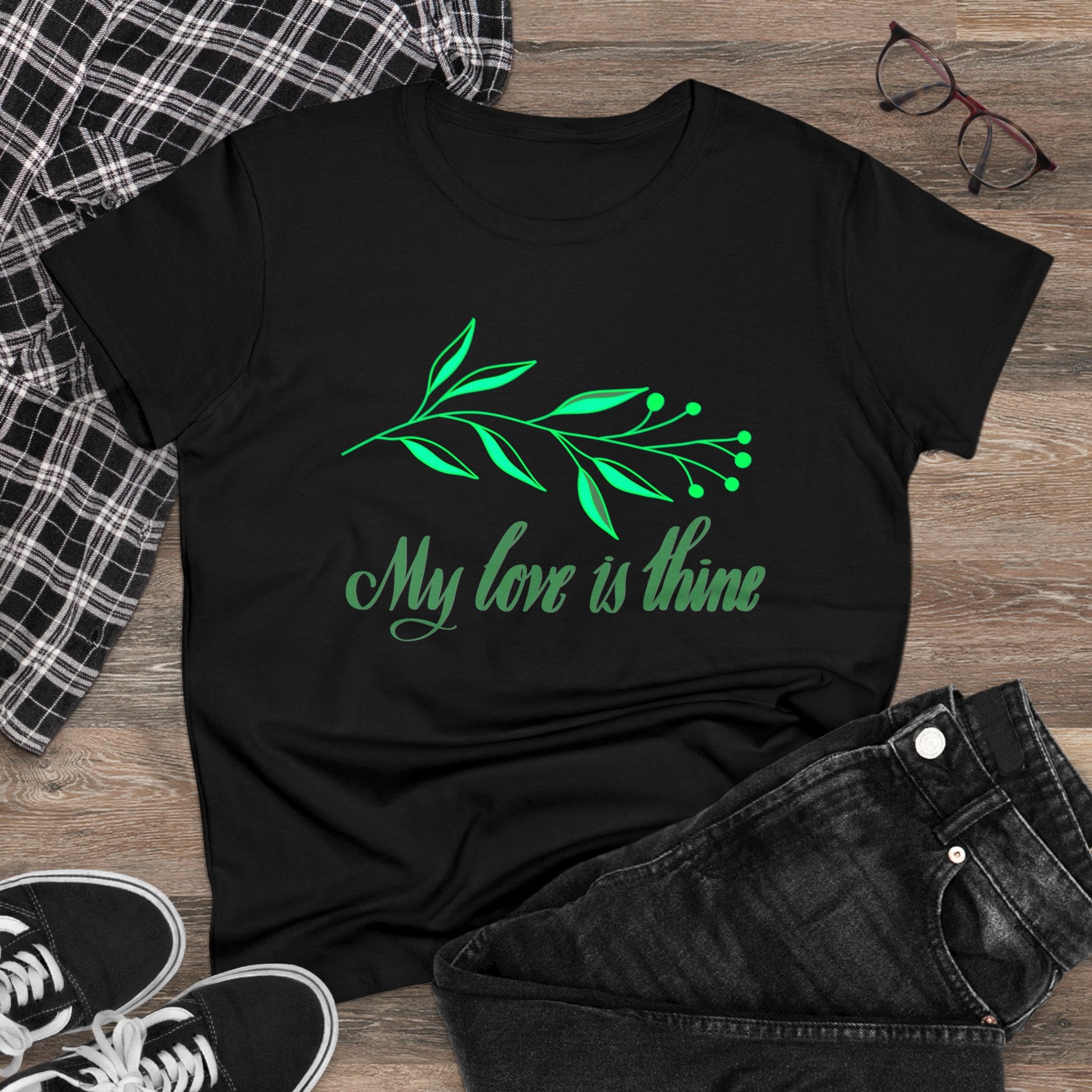 MY LOVE IS THINE QUOTABLE SHAKESPEARE Cotton Tee