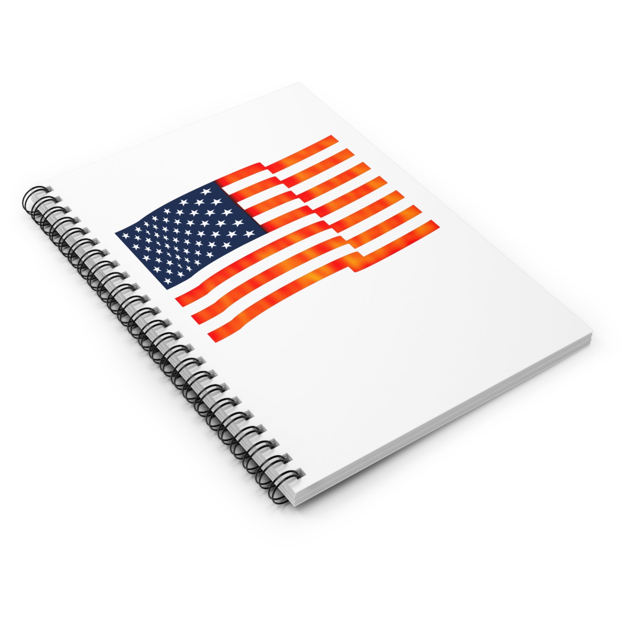 AMERICAN FLAG Spiral Notebook - Ruled Line