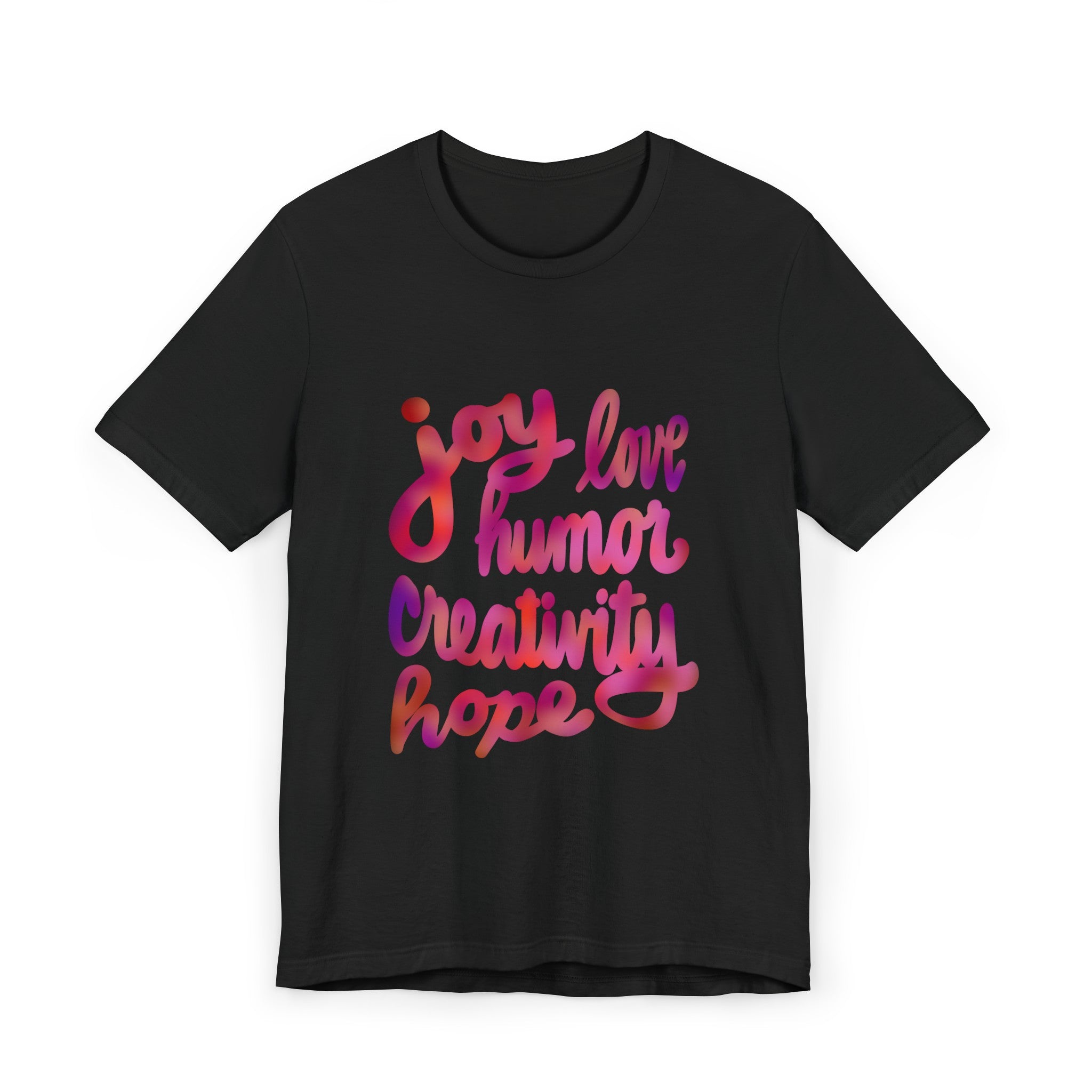 JOY LOVE HUMOR Unisex Jersey T-Shirt