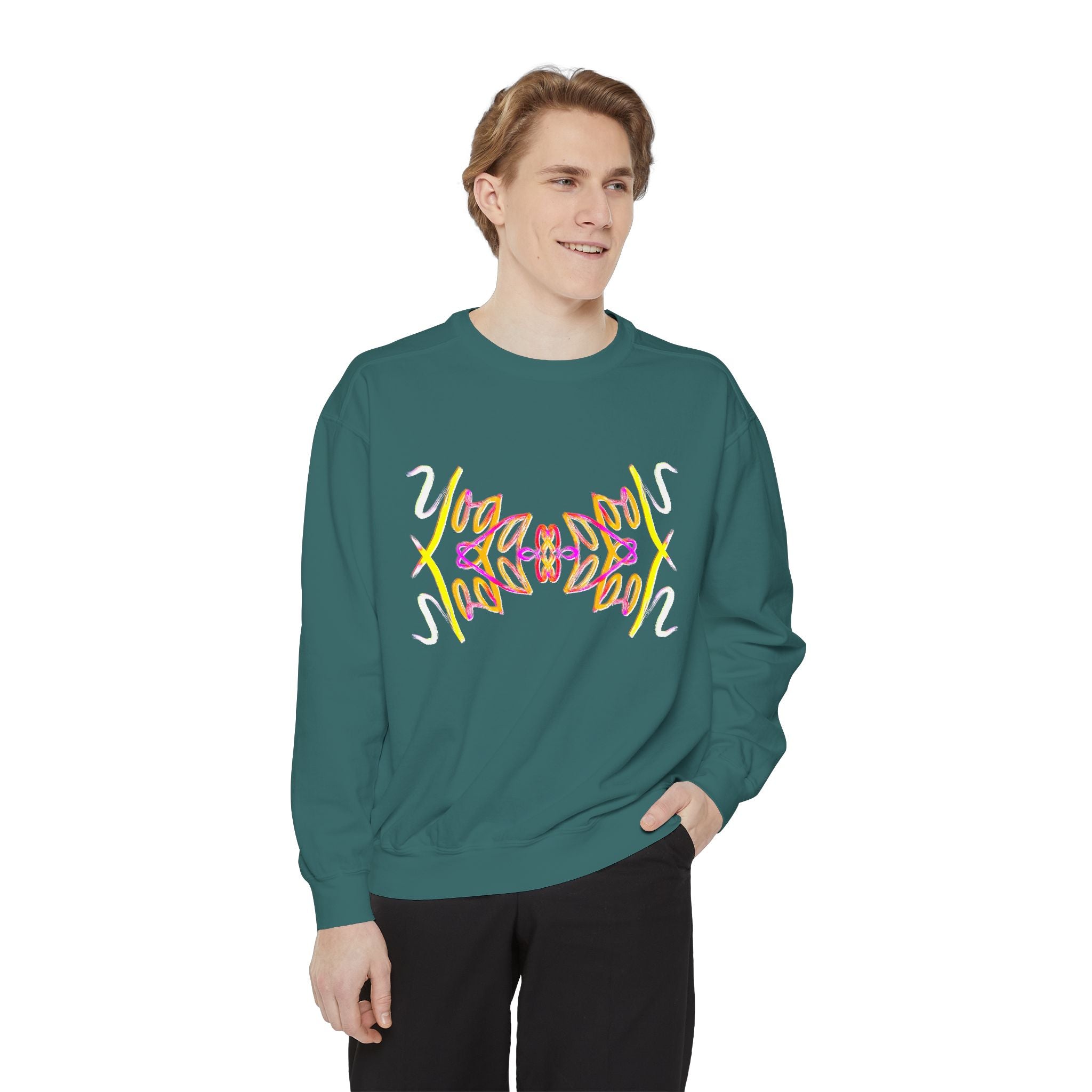 YOGA Unisex Garment-Dyed Sweatshirt
