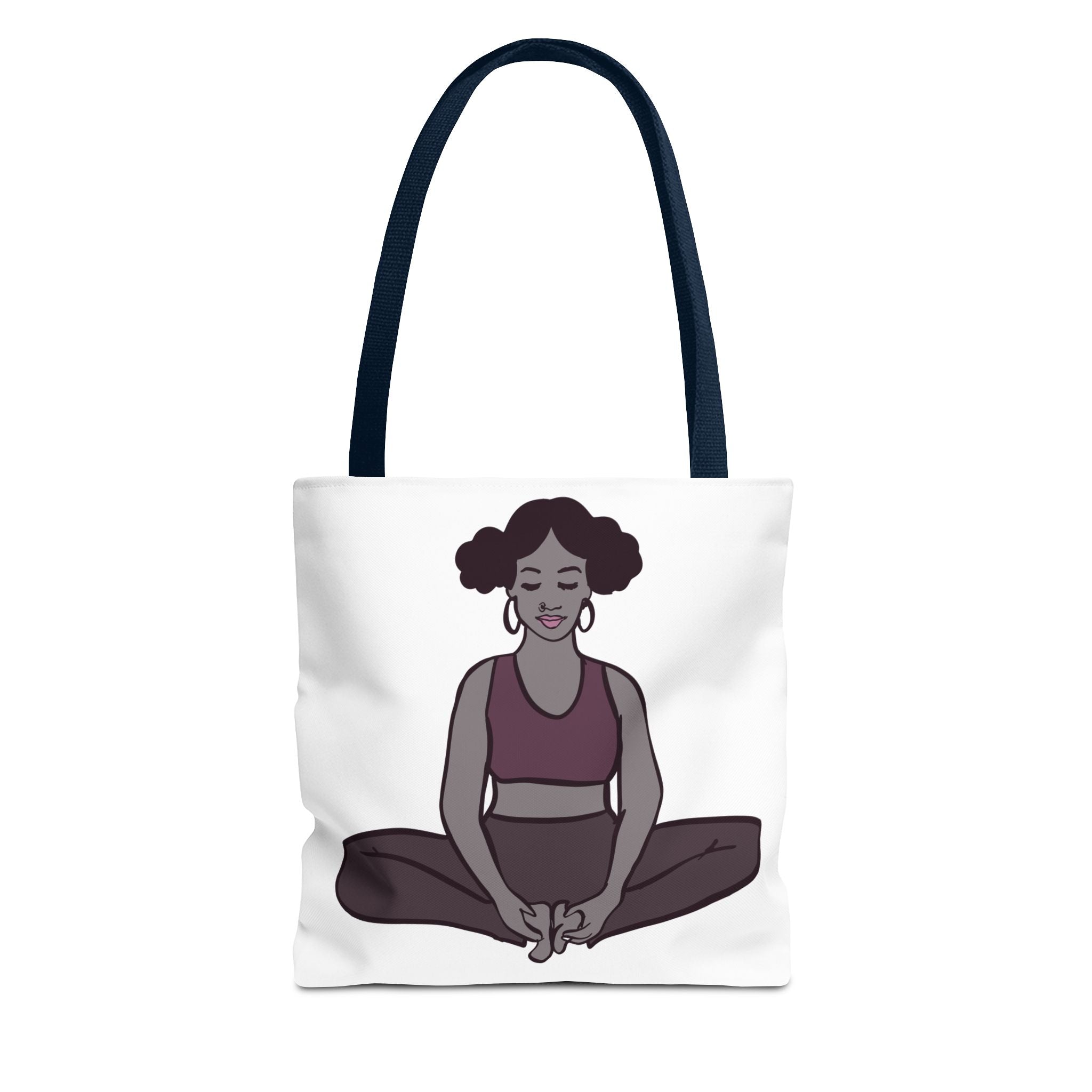 Mindfulness Tote Bag - Yoga Design for Calm & Zen