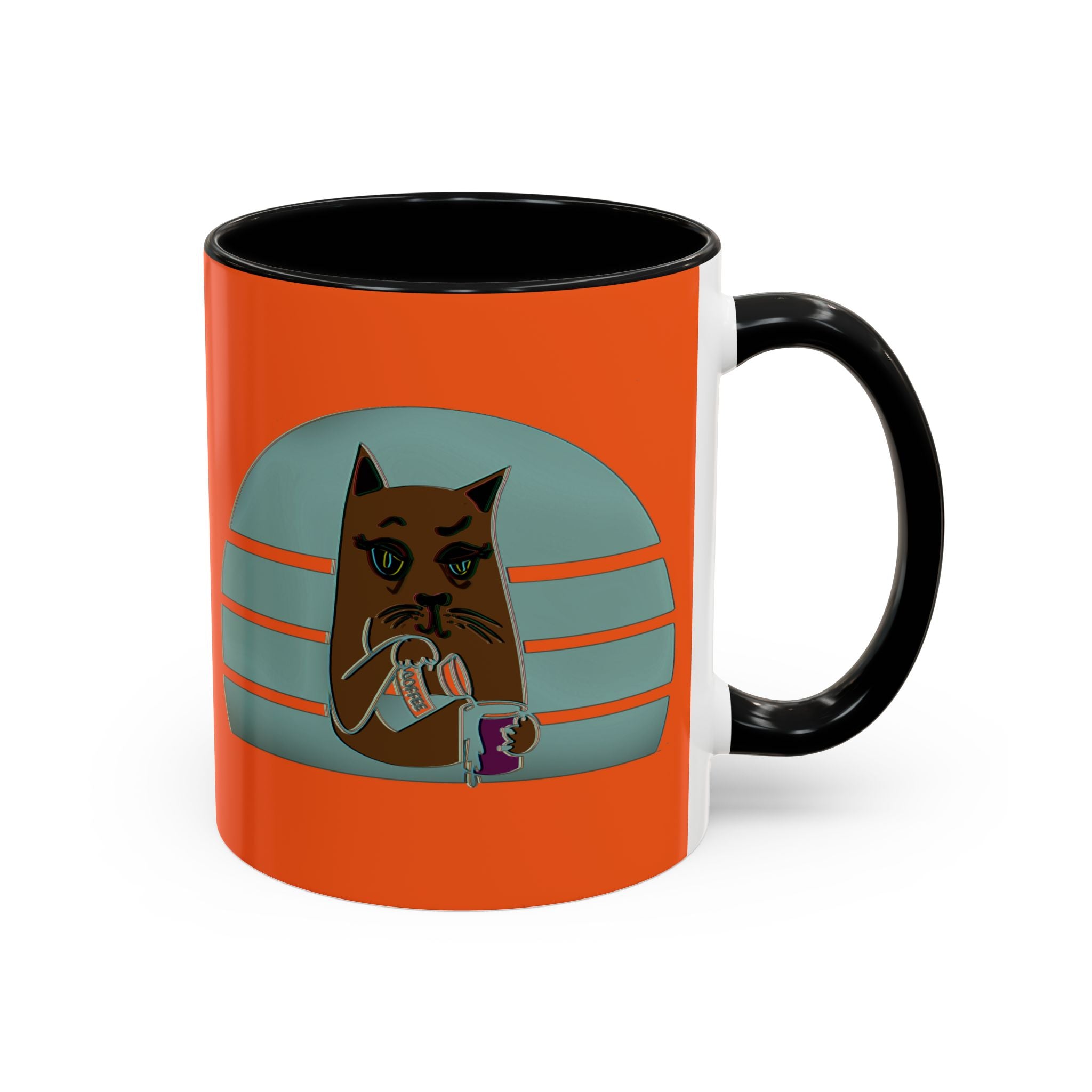 Mug - MEH Cat Accent Mug 11 oz - Funny Beverage