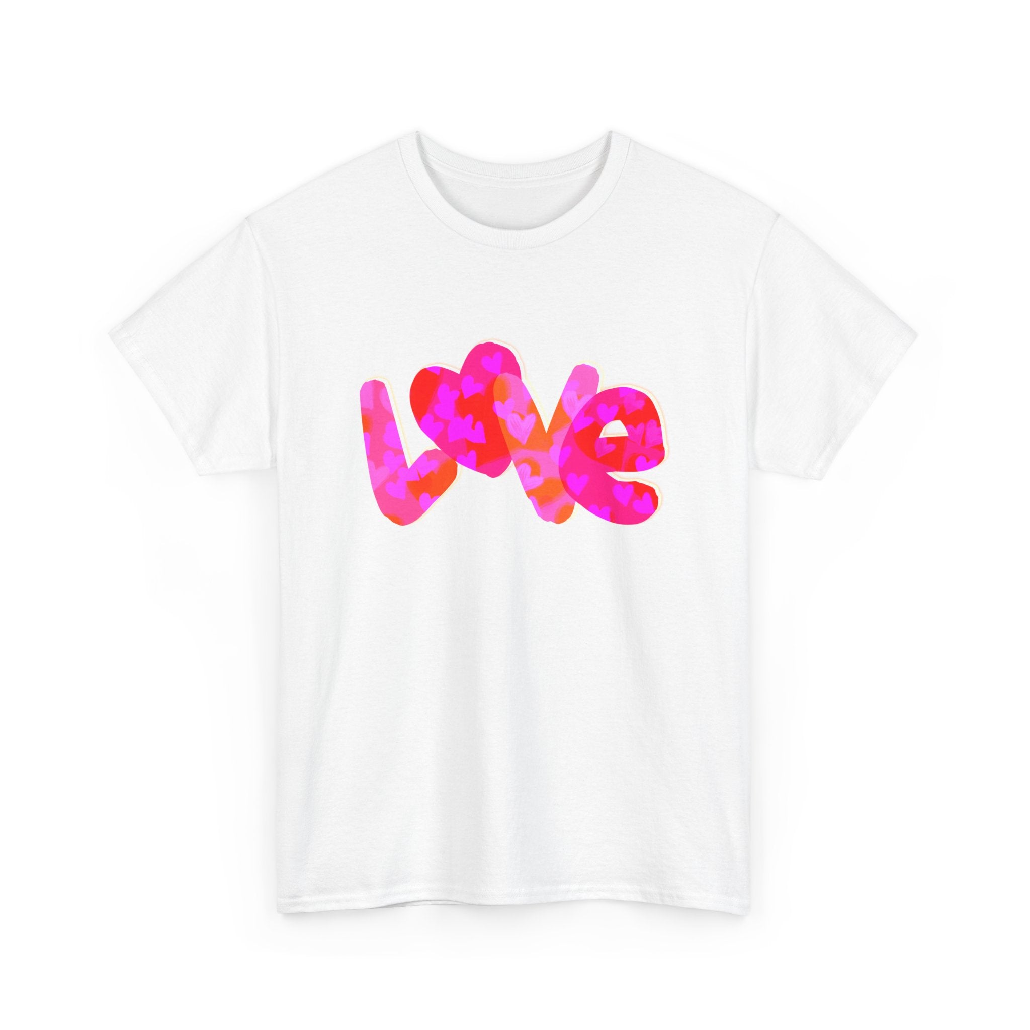 Love Graphic Unisex Heavy Cotton Tee - Perfect for Valentine's Day and Everyday Wear