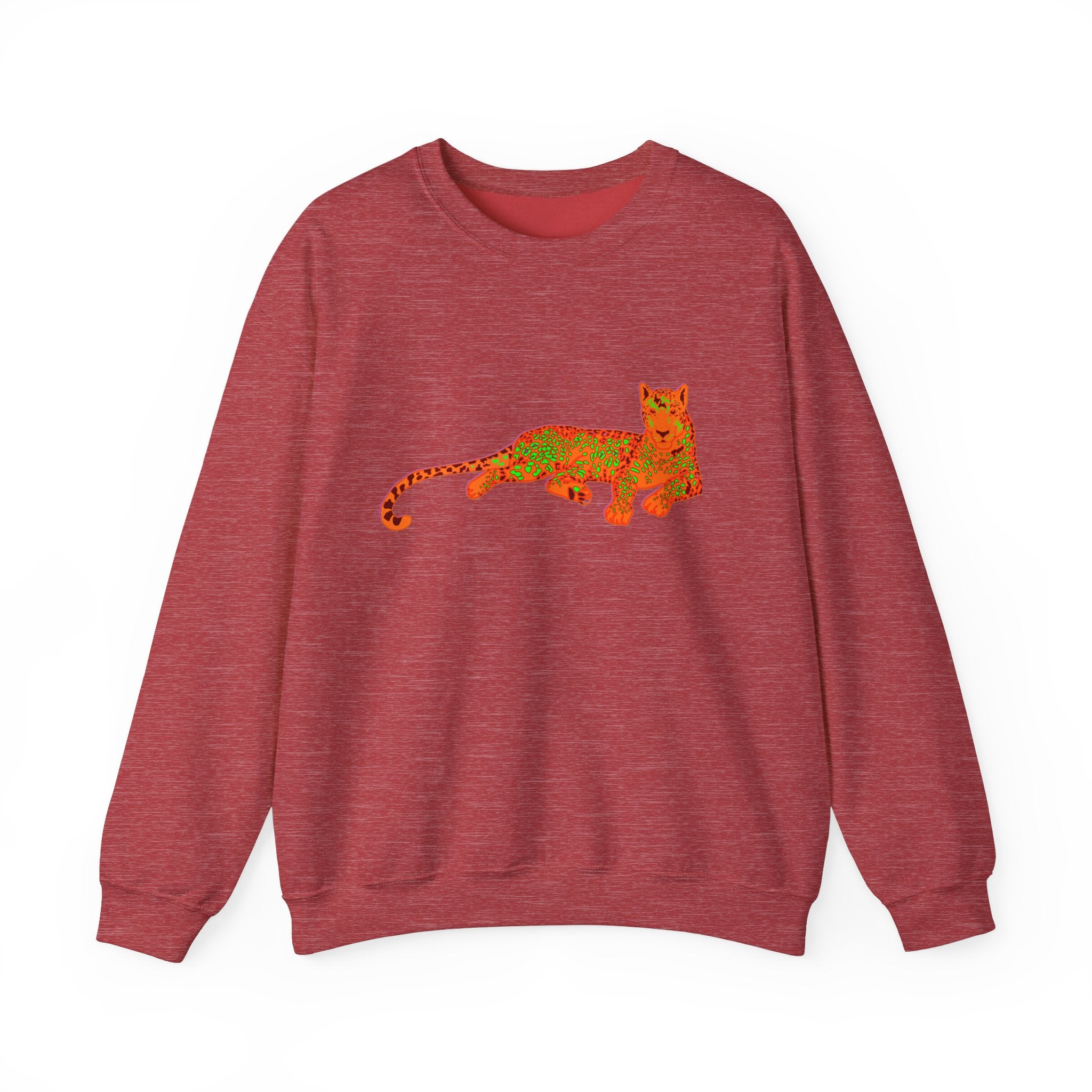 Colorful Leopard Crewneck Sweatshirt