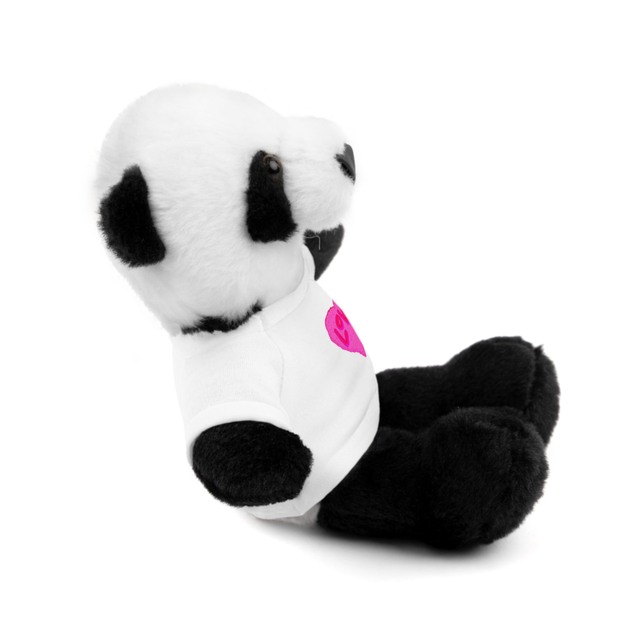 Love Bear Stuffed Animal in Custom Tee - Perfect Gift for Kids and Occasions