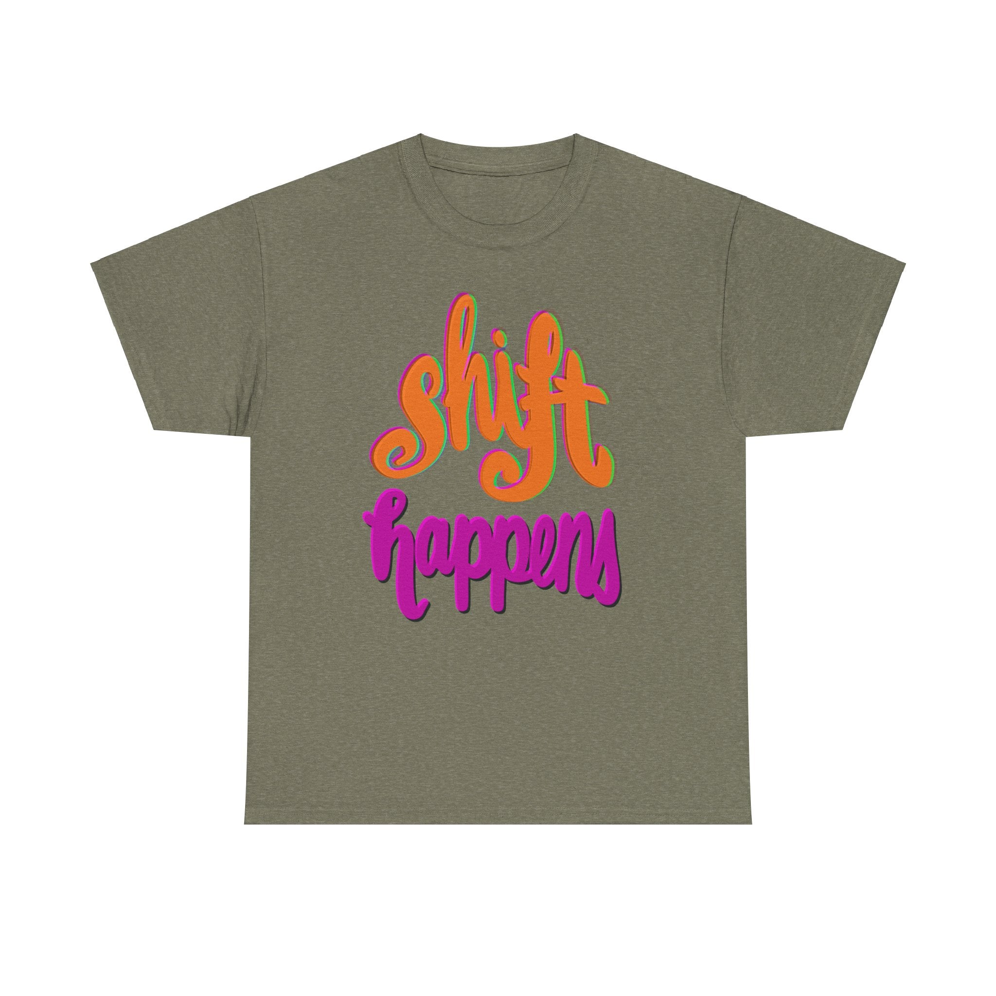 SHIFT HAPPENS Unisex Heavy Cotton Tee
