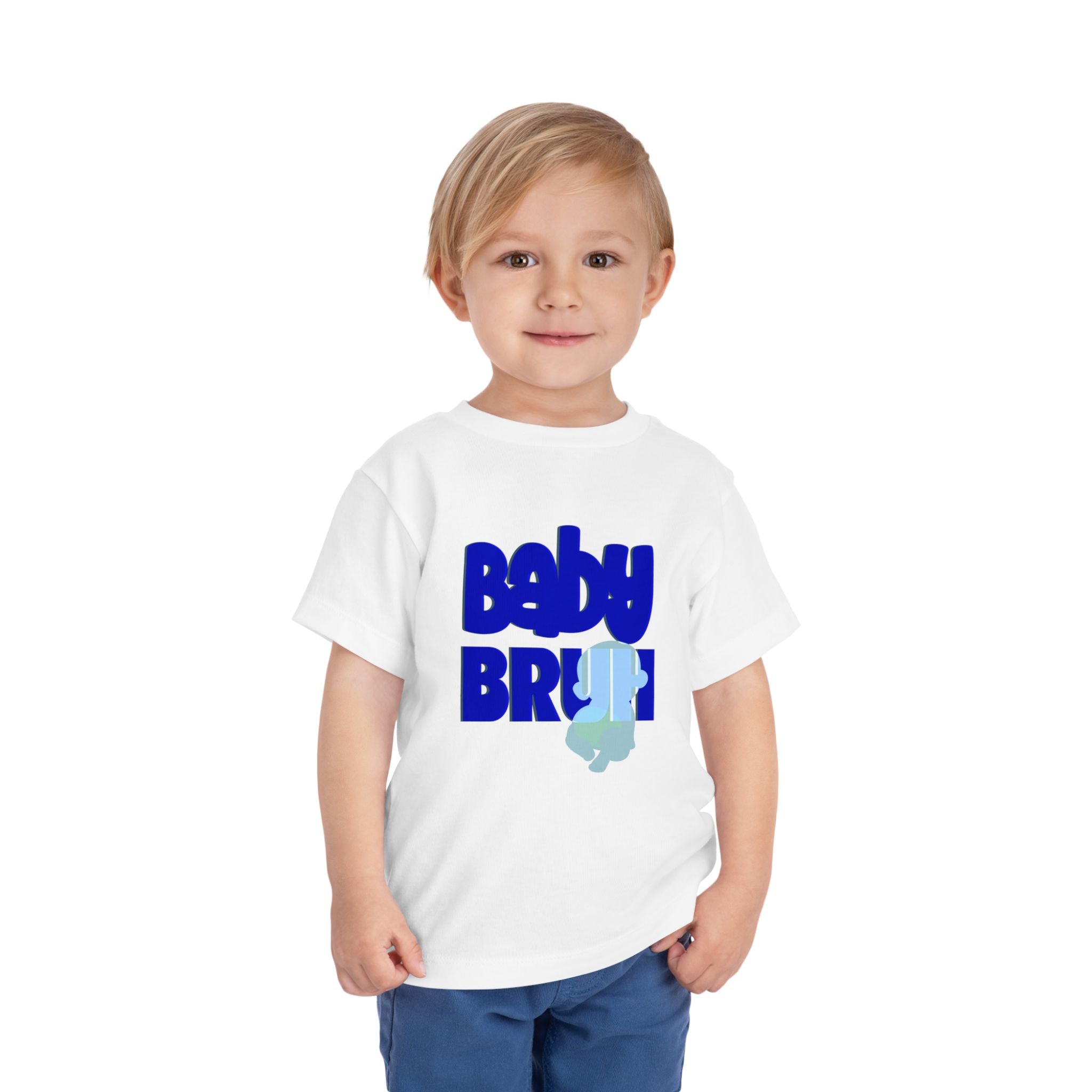 Toddler Tee BABY BRUH Cute Family Love Design