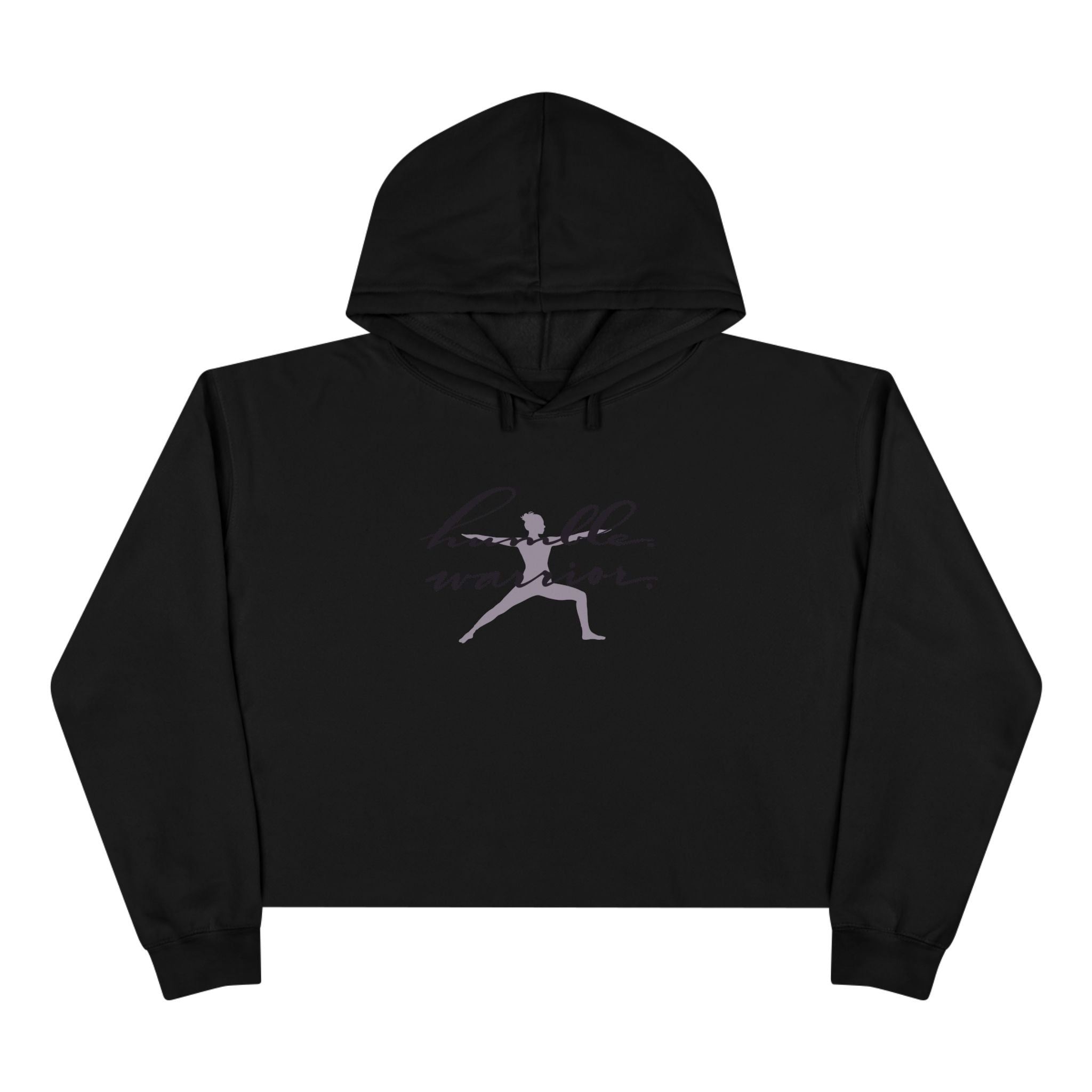 Humble Warrior Crop Hoodie - Motivational Fitness Apparel