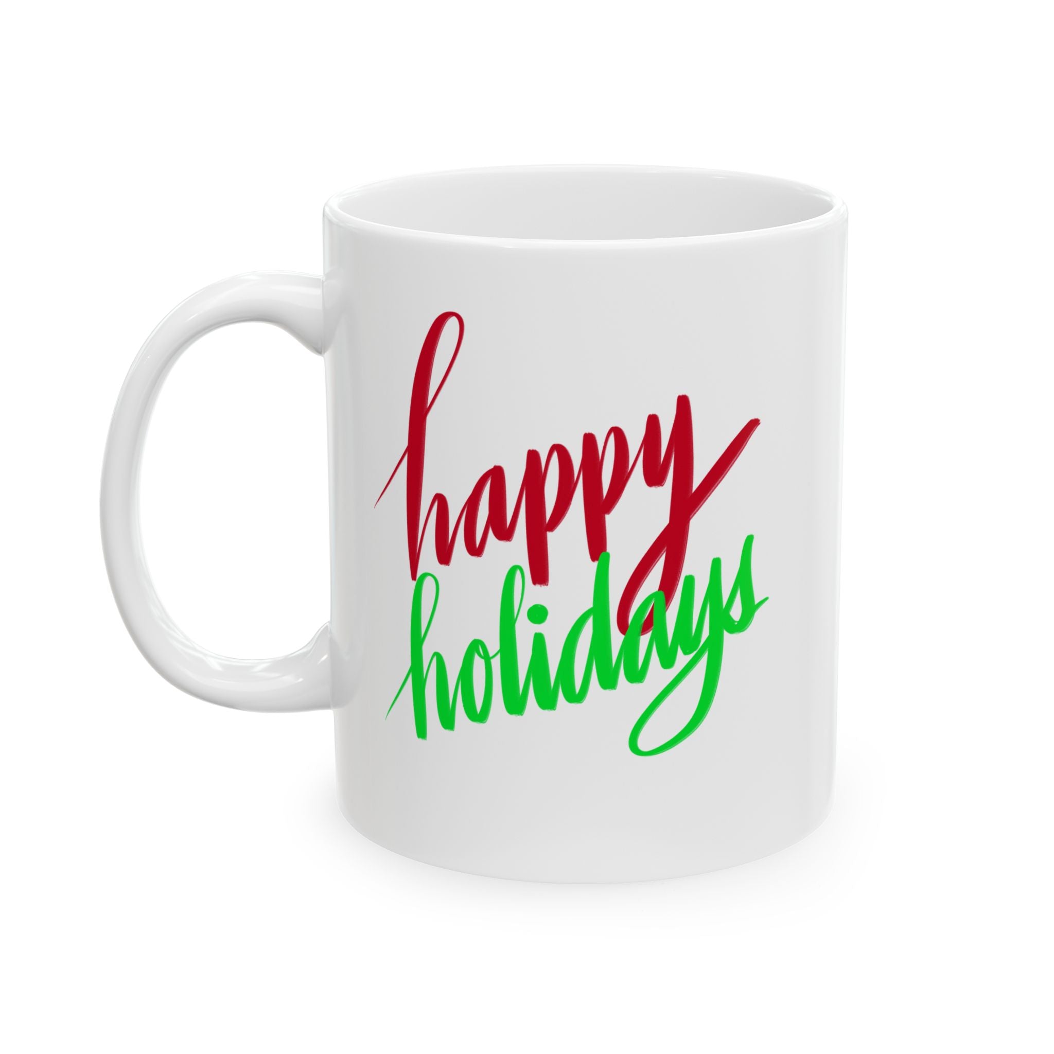 HAPPY HOLIDAYS Mug, (11oz)