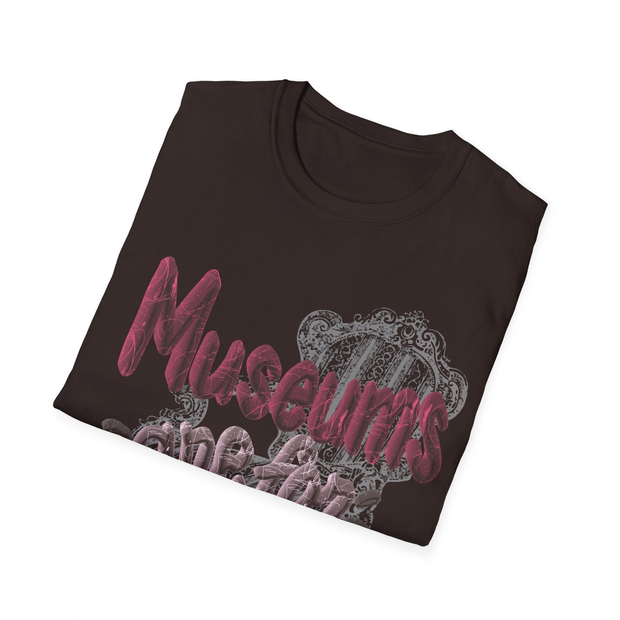 MUSEUMS ARE FOR EVERYONE W CHAIR Unisex Softstyle T-Shirt
