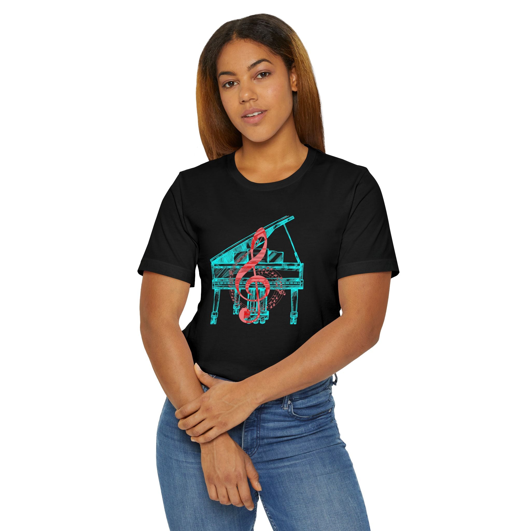 Upright Piano Jersey T-Shirt