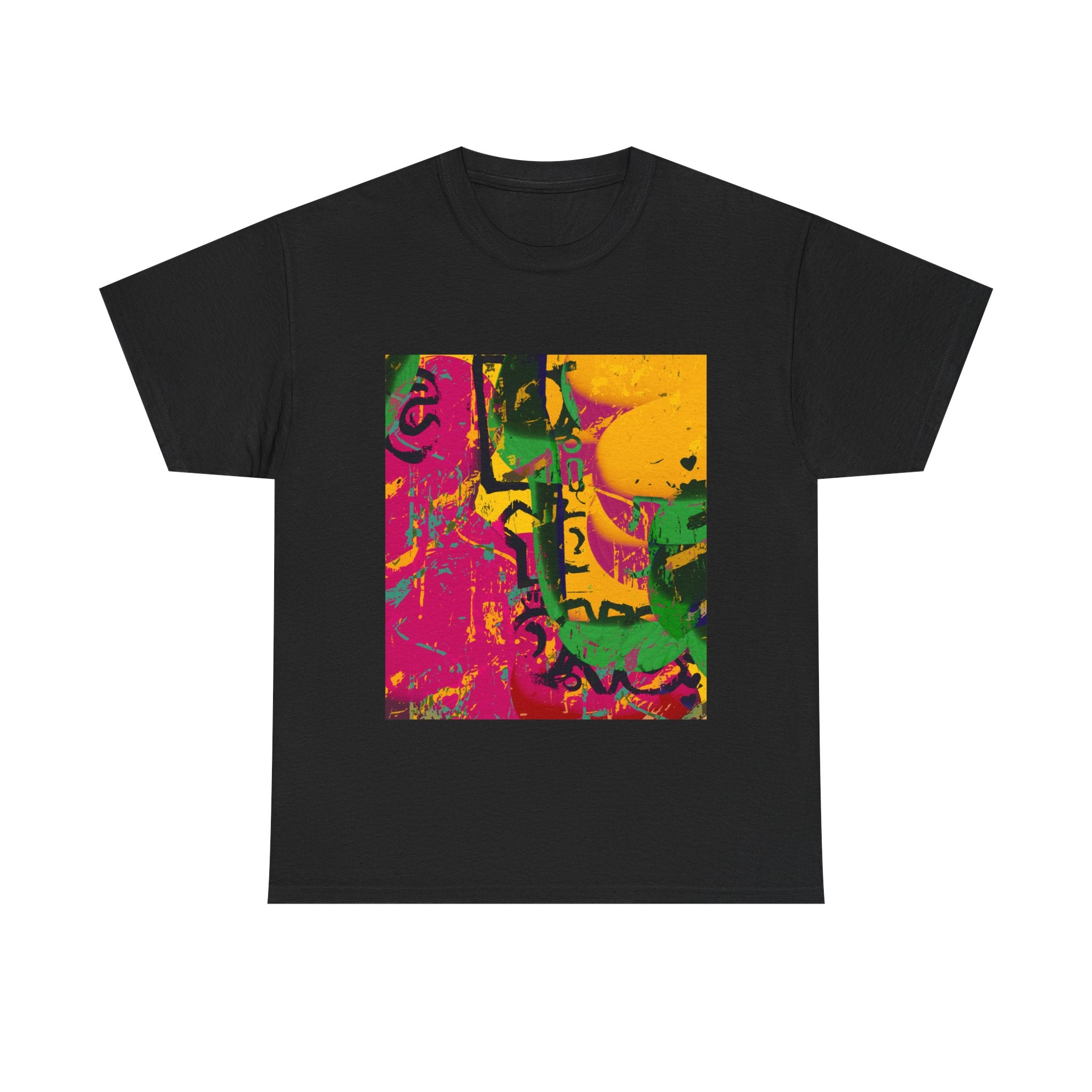 Vibrant Abstract Art Unisex Heavy Cotton Tee