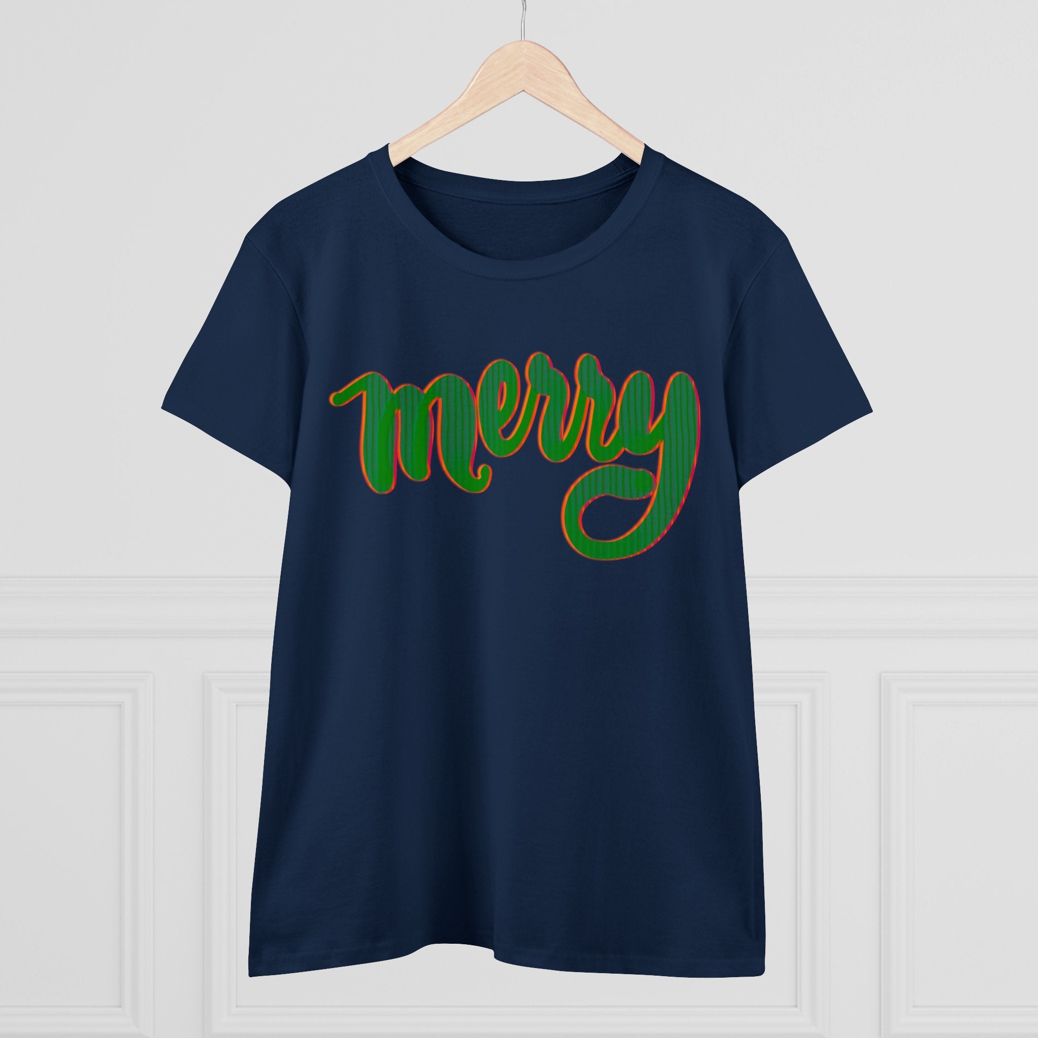 MERRY Women's Midweight Cotton Tee
