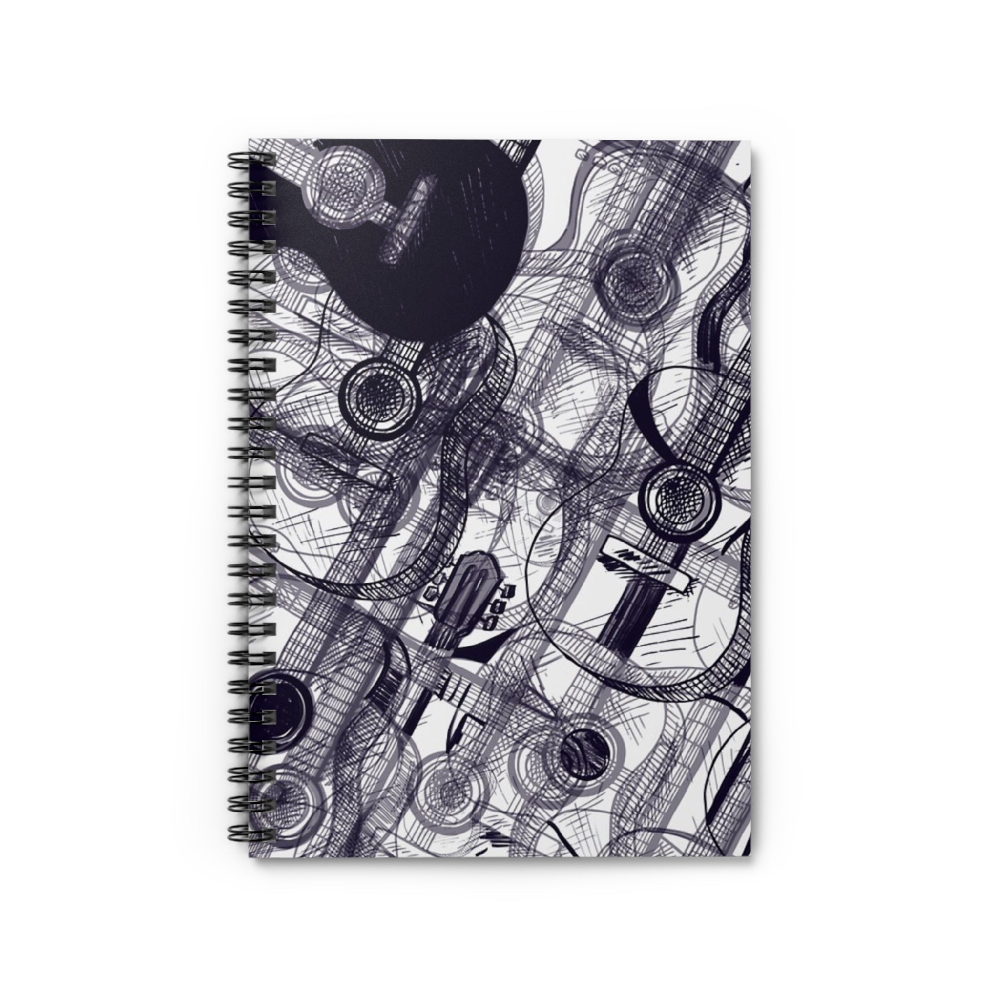 GUITARS Spiral Notebook - Ruled Line