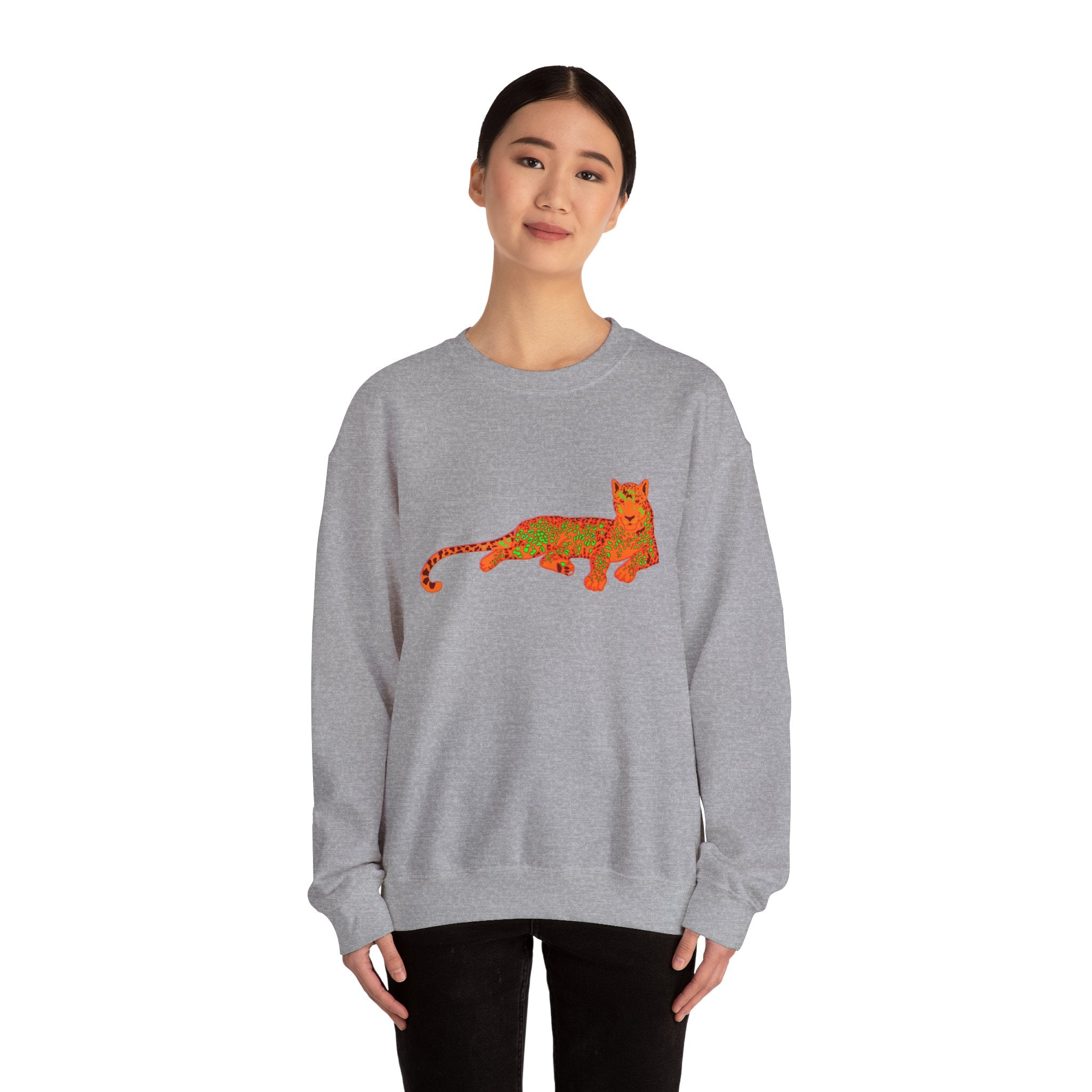 Colorful Leopard Crewneck Sweatshirt