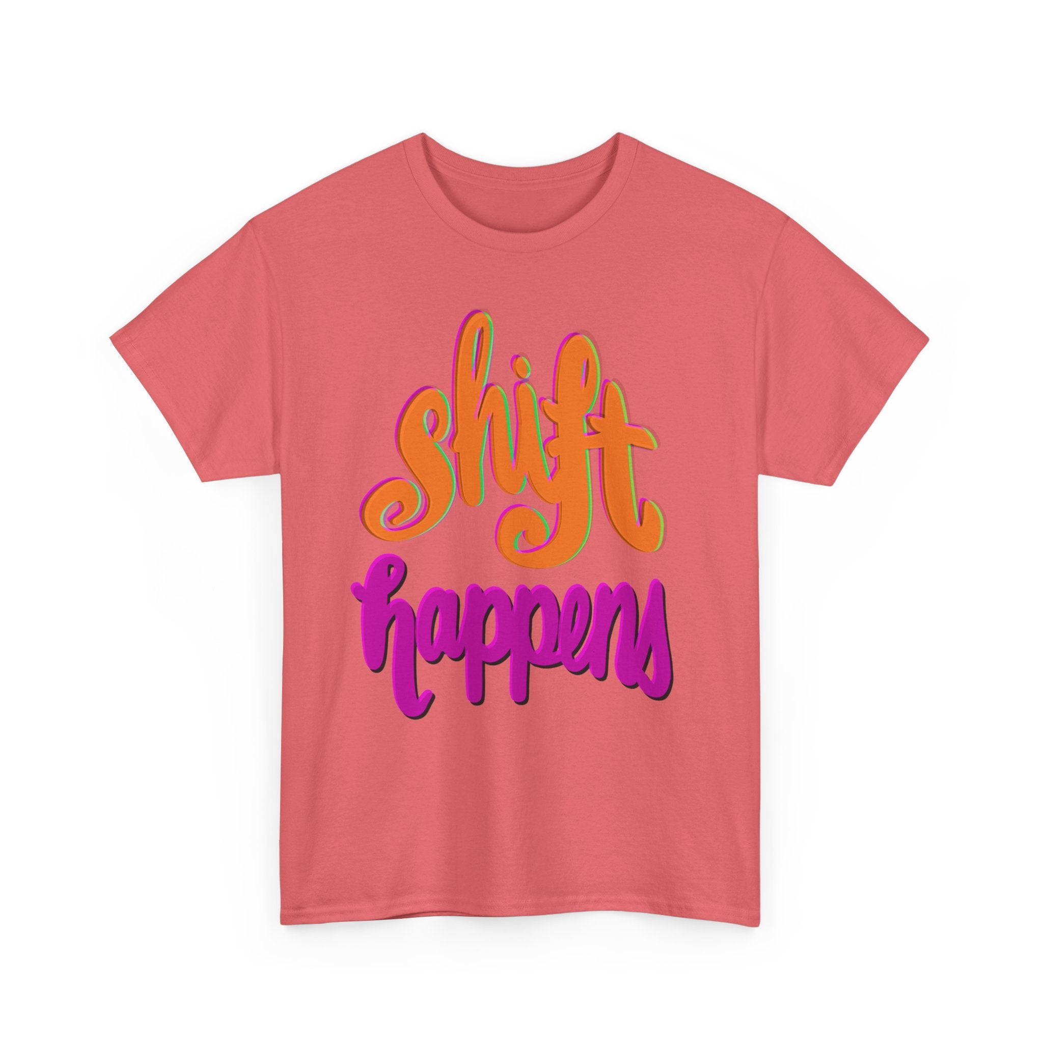 SHIFT HAPPENS Unisex Heavy Cotton Tee