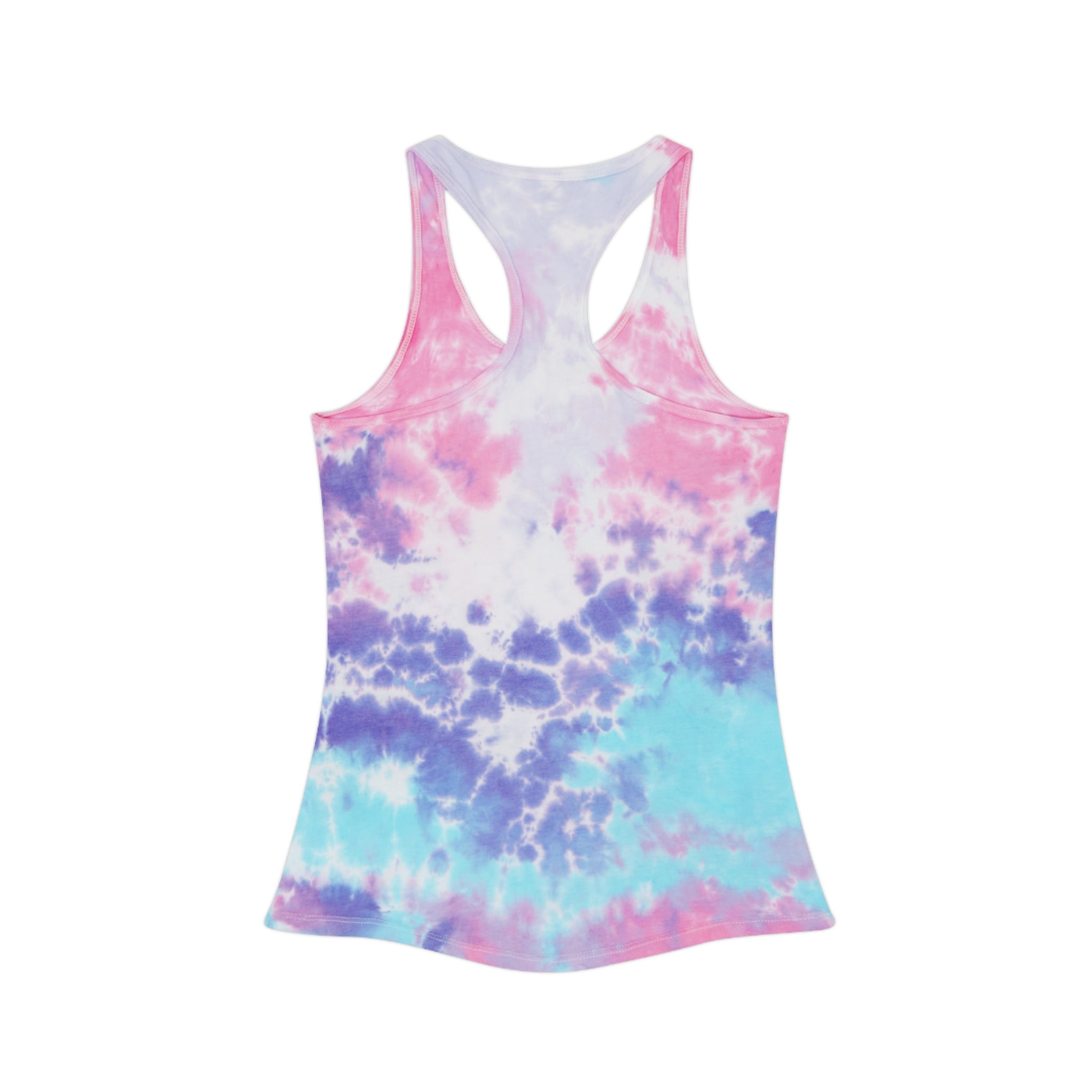 Bohemian Tie Dye Racerback Tank Top - Summer Vibes, Perfect for Festivals & Everyday Wear