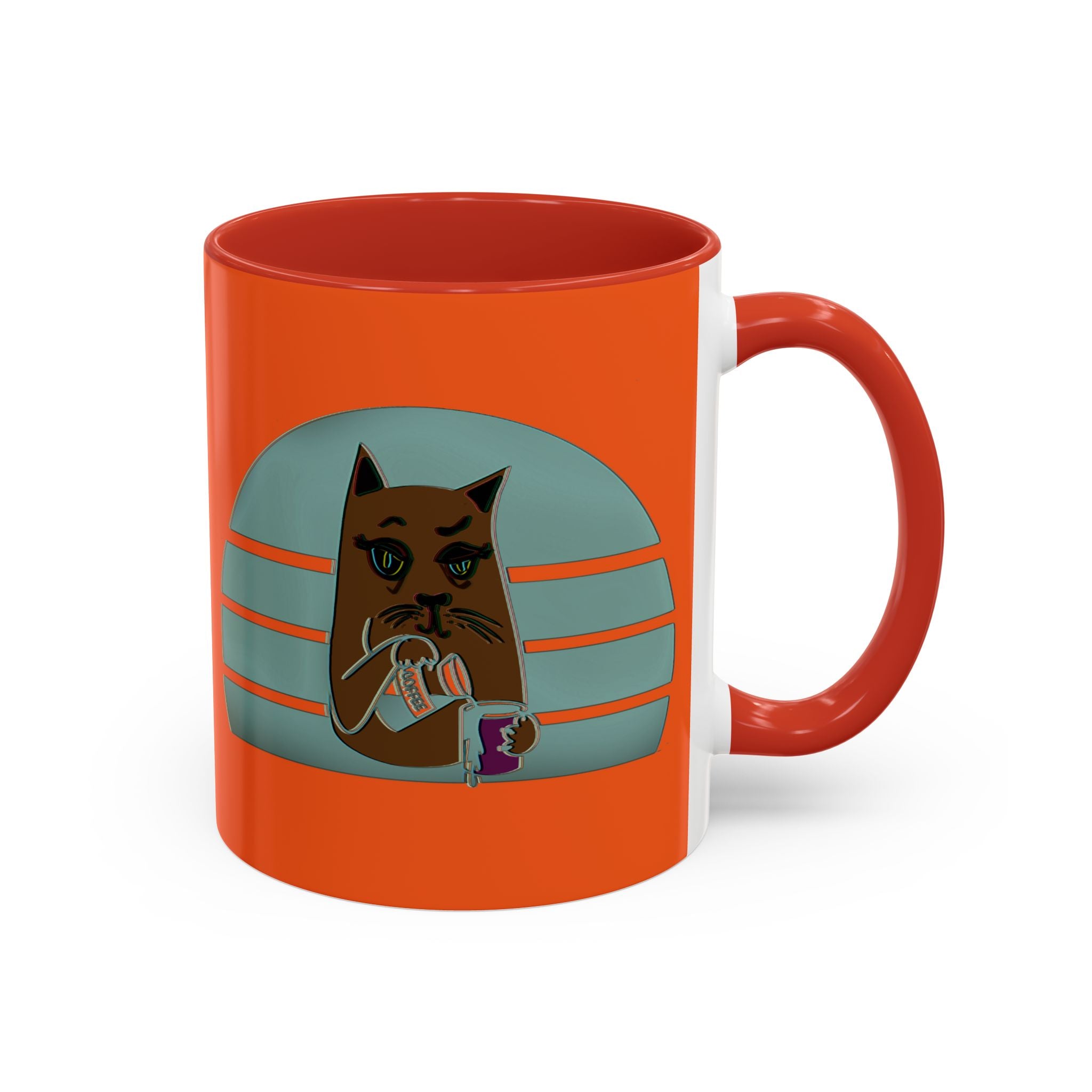 Mug - MEH Cat Accent Mug 11 oz - Funny Beverage