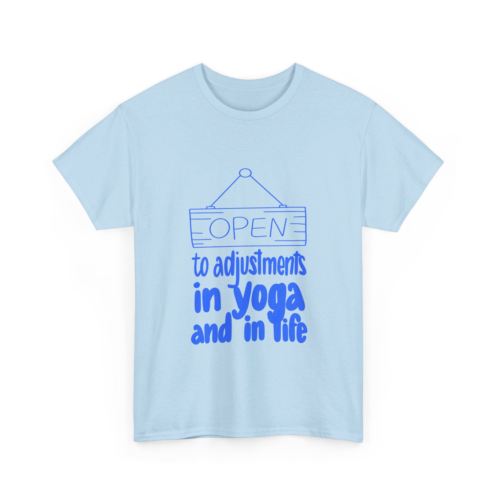 OPEN TO ADJUSTMENTS Unisex Heavy Cotton Tee