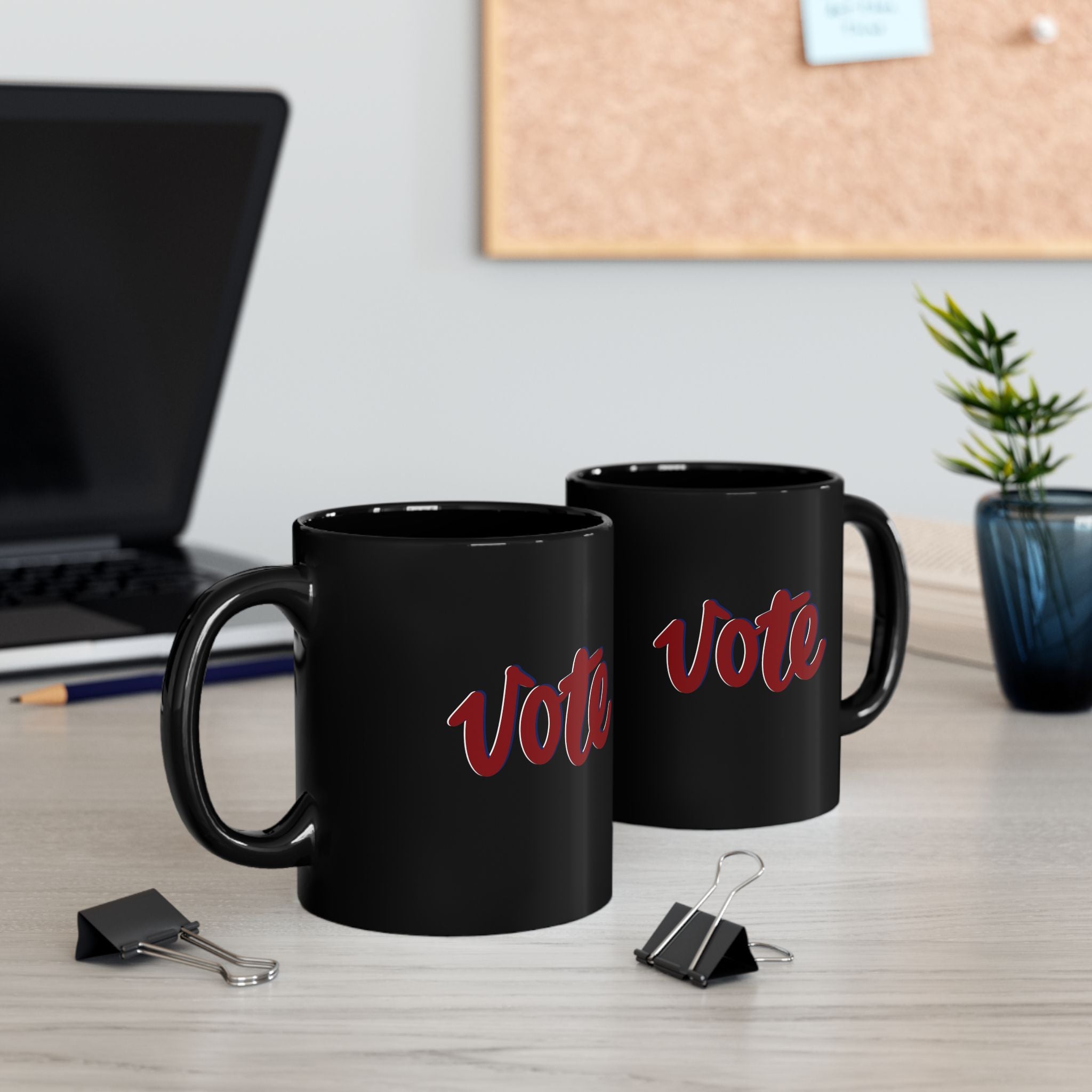 VOTE Black Mug (11oz)